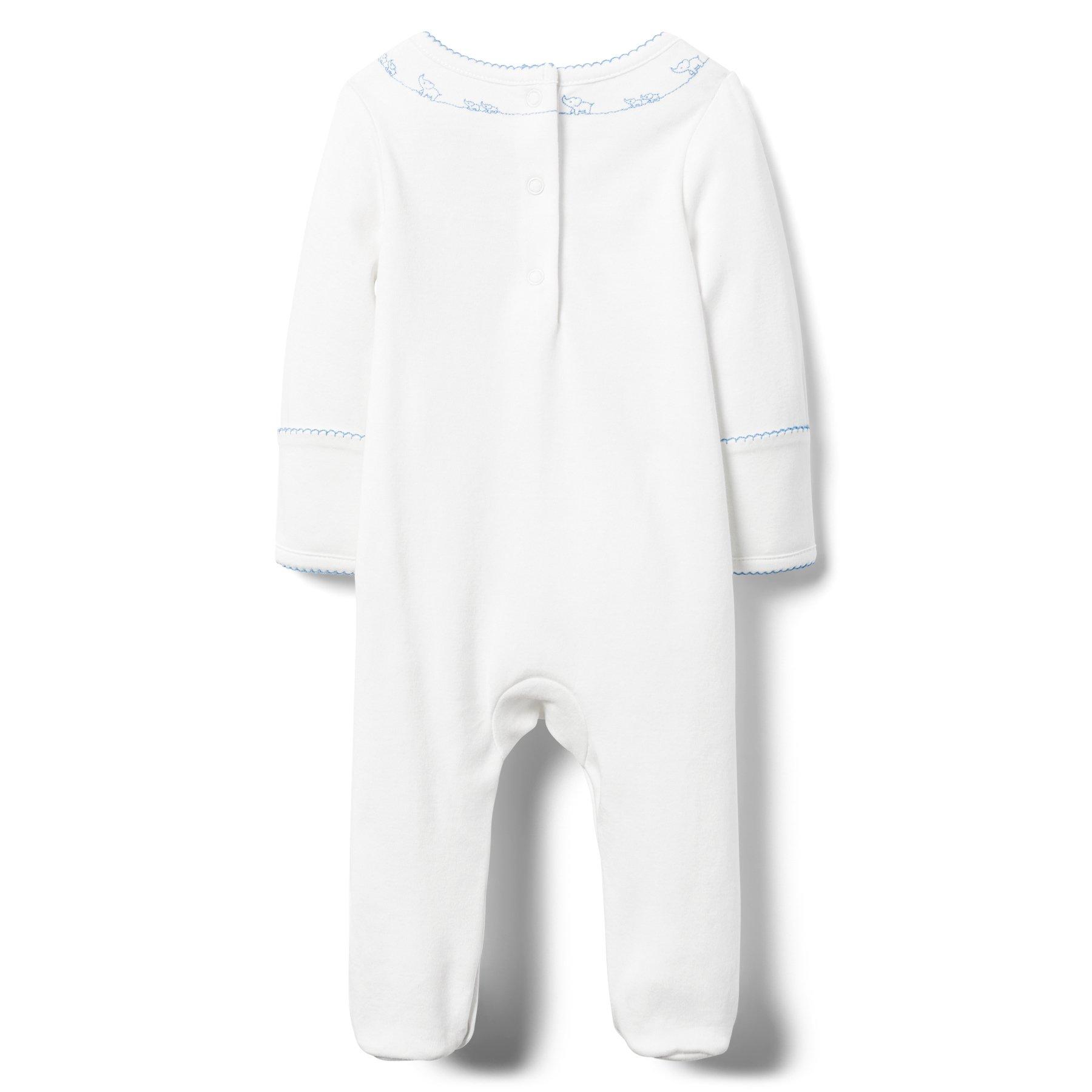 AERIN Embroidered Footed 1-Piece image number 2