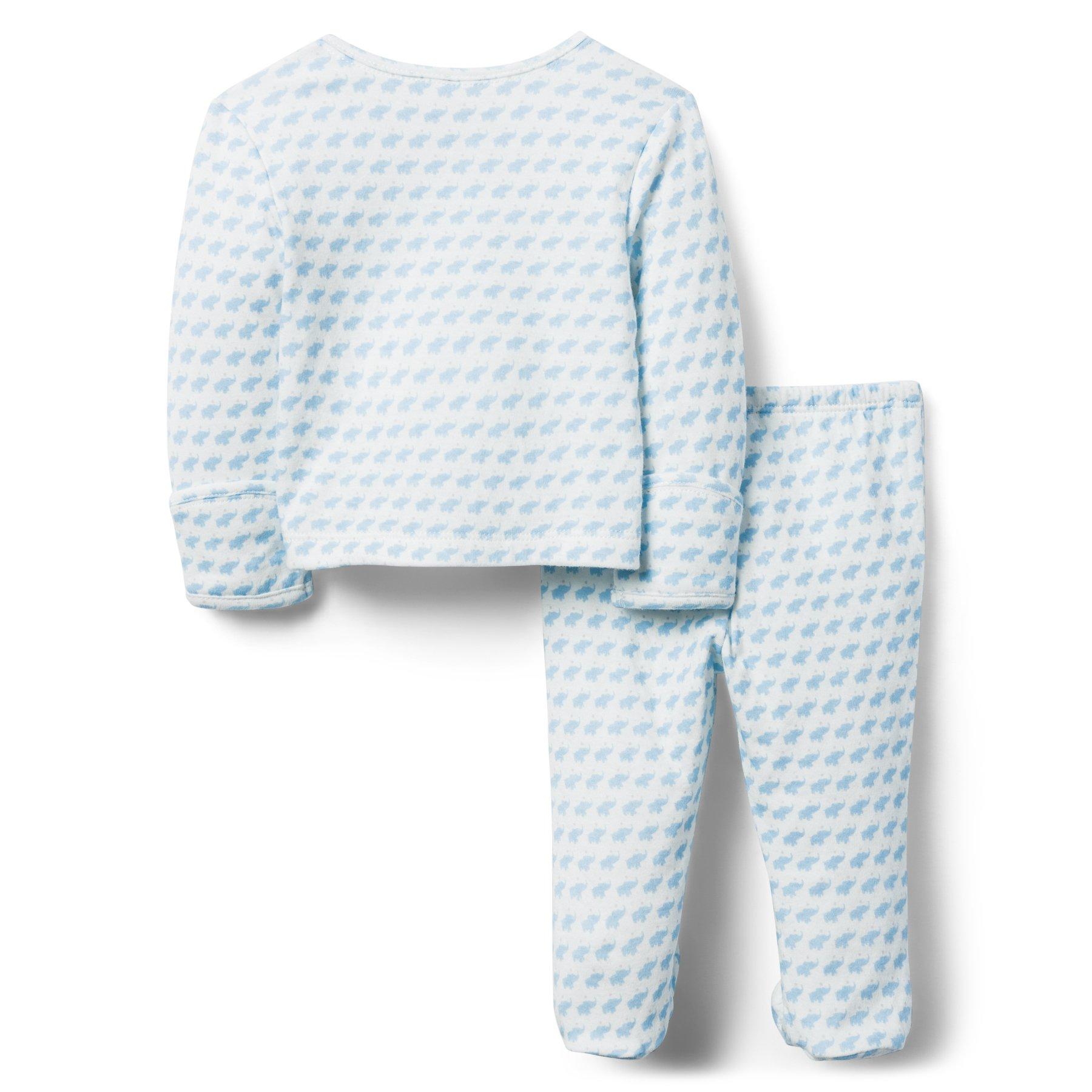 AERIN Elephant Kimono Footed Set  image number 2