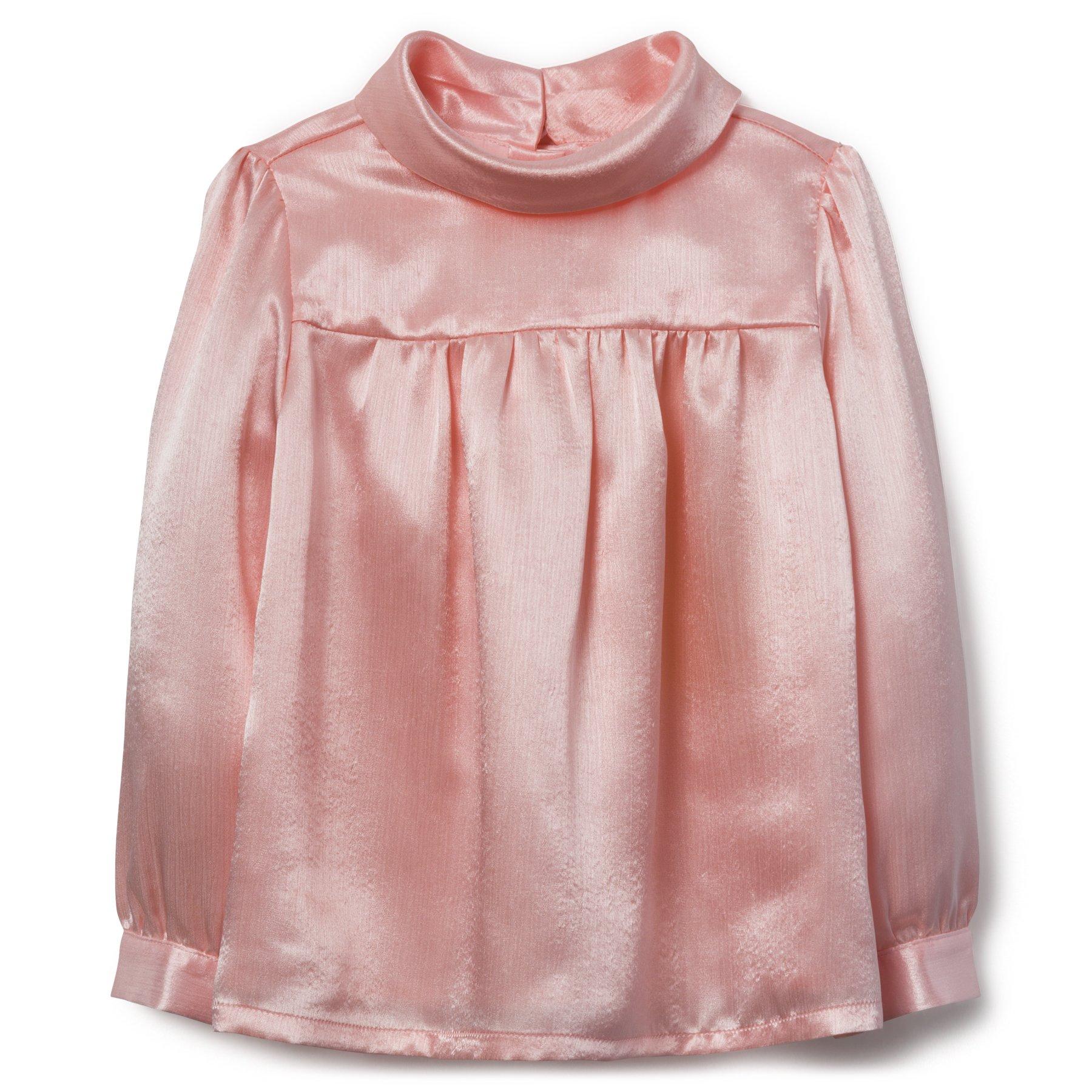Mock Neck Satin Top image number 0