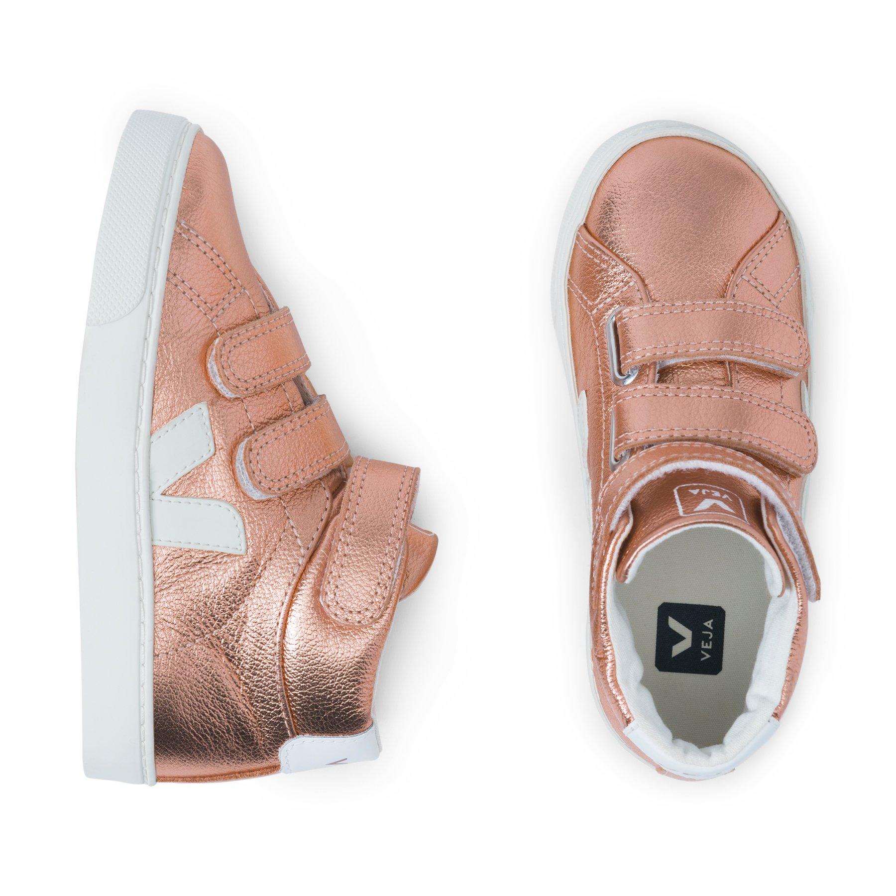 Girl Rose Gold Baby Veja Esplar High Top Sneaker by Janie and Jack