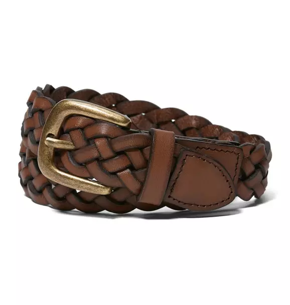 Leather Braided Belt image number 0