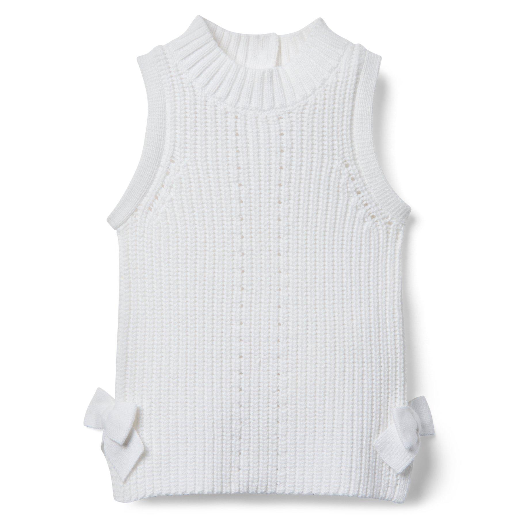 Sleeveless Side Bow Sweater  image number 0
