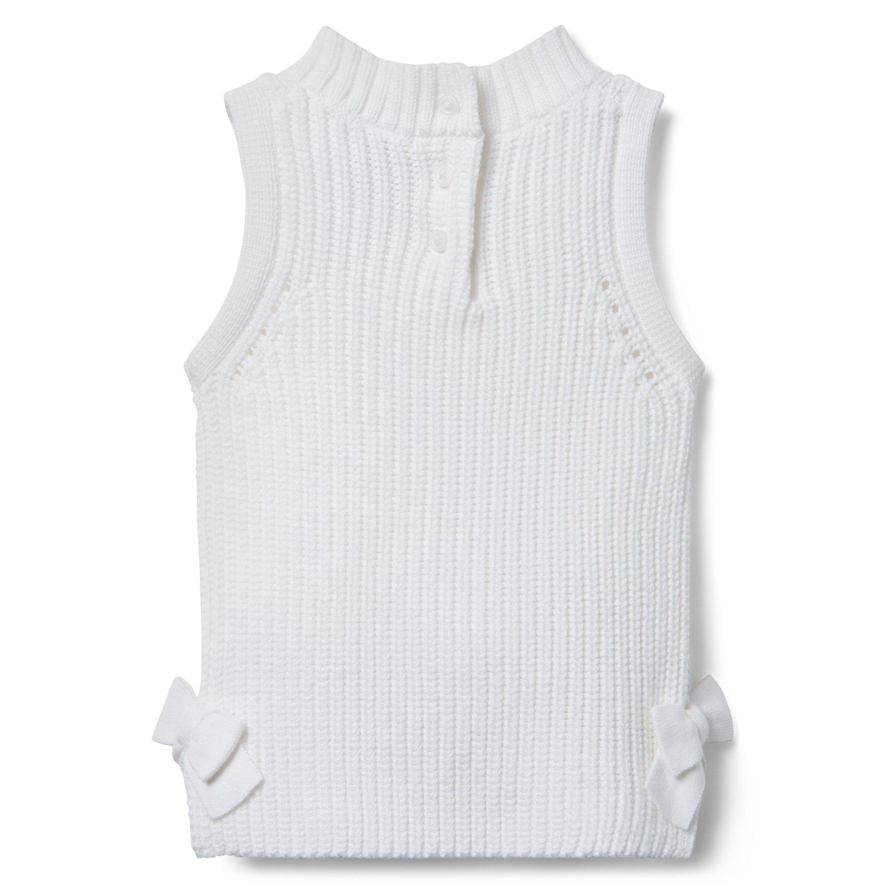 Sleeveless Side Bow Sweater  image number 1