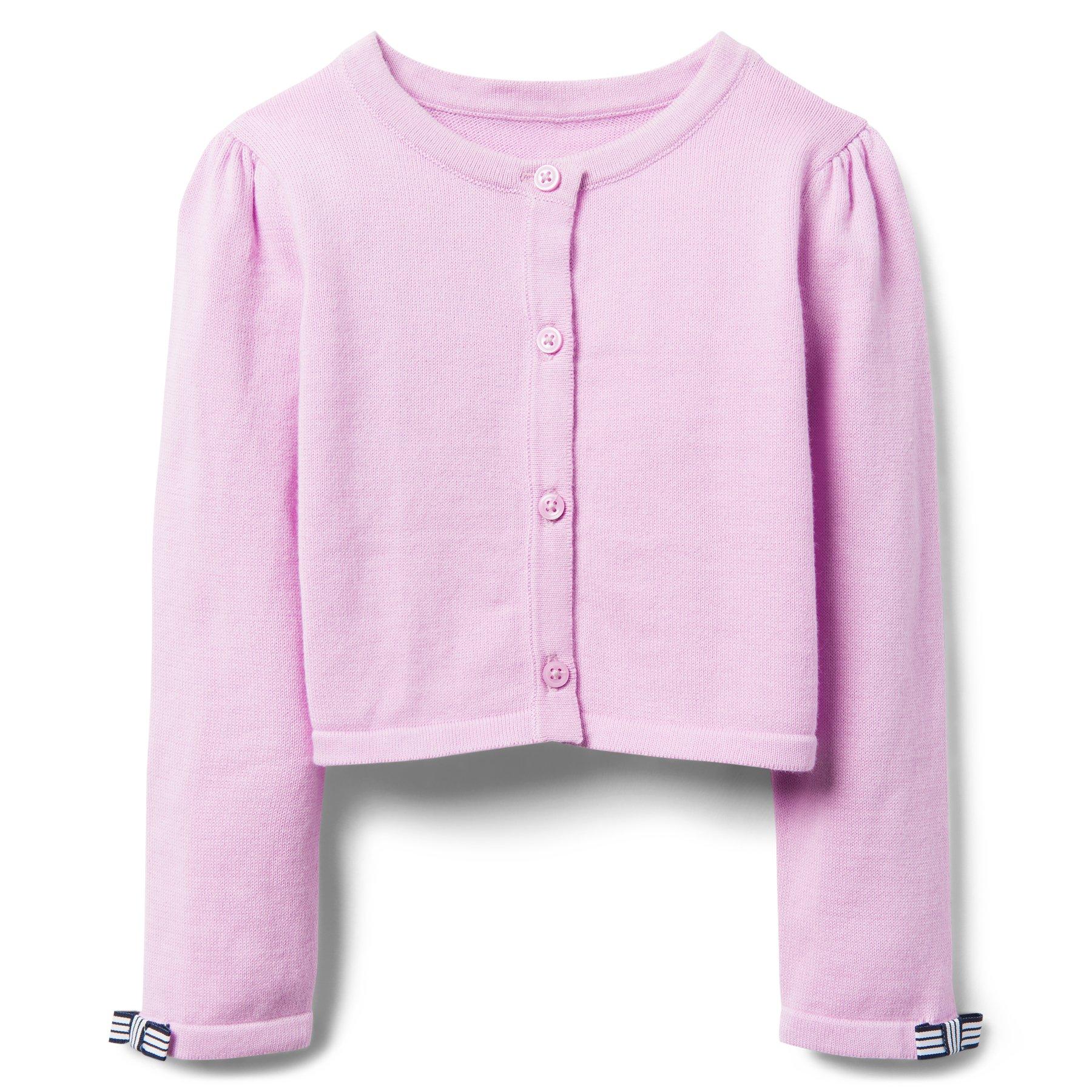 Bow Cuff Cropped Cardigan image number 0