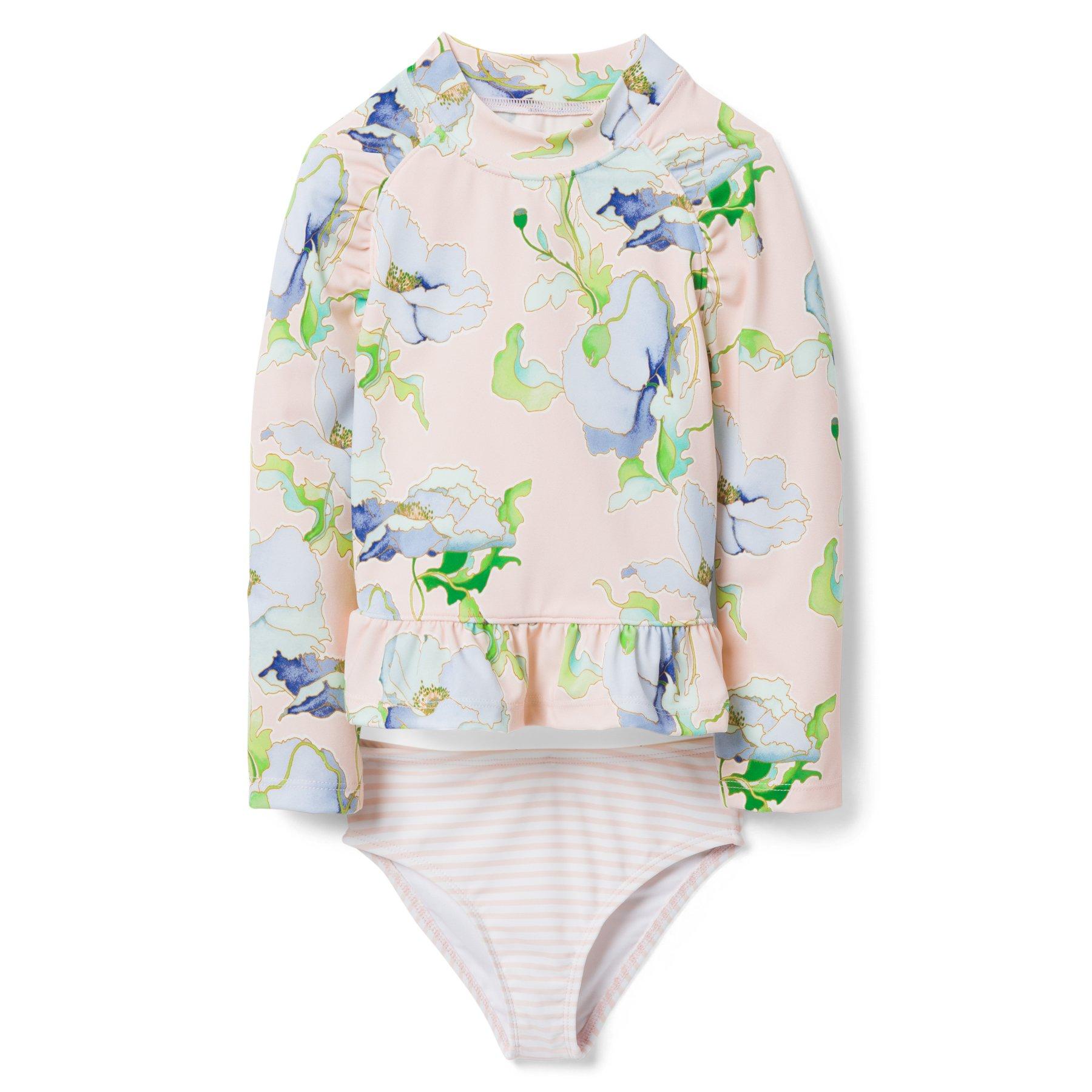 Floral Rash Guard Set  image number 0