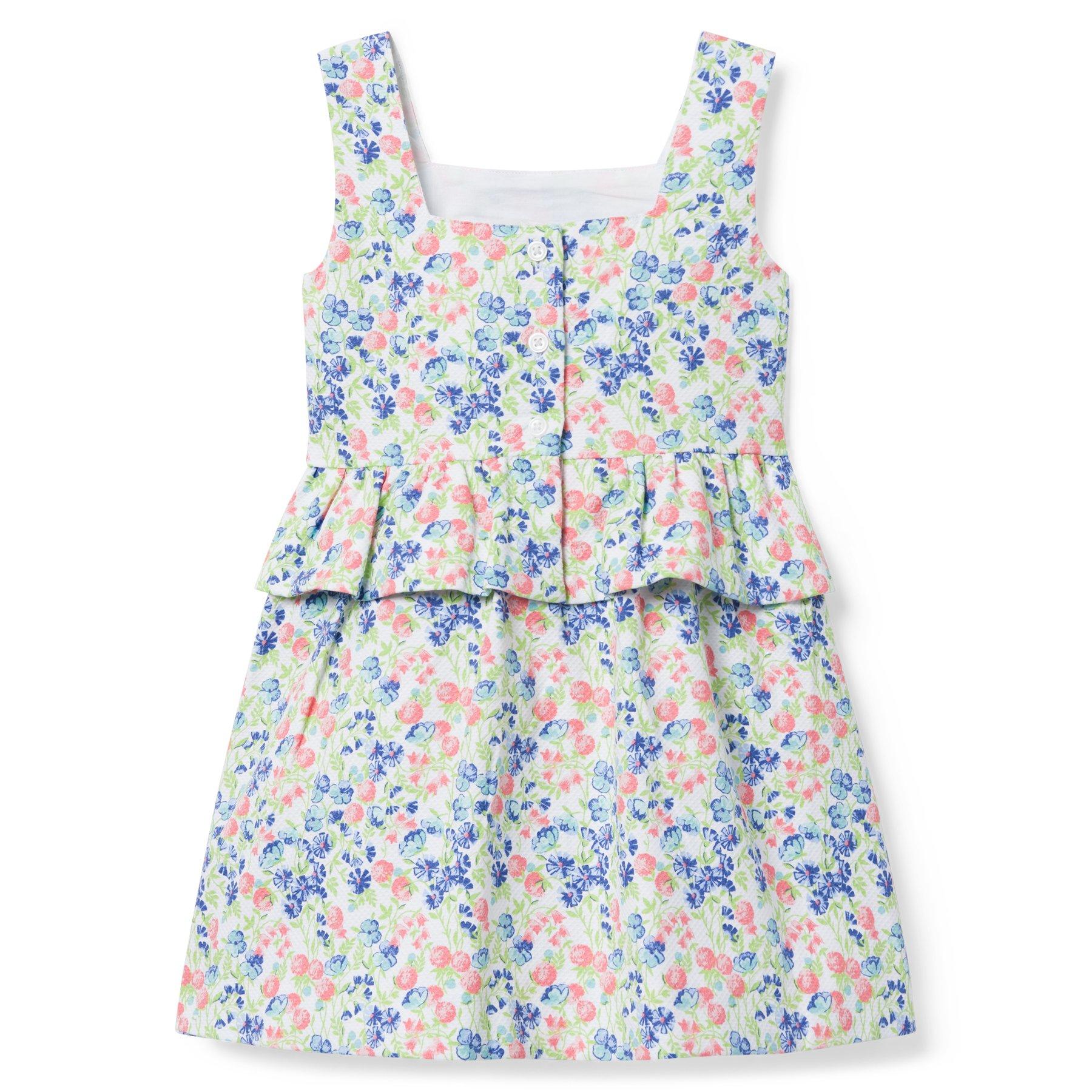 Ditsy Floral Peplum Dress image number 1