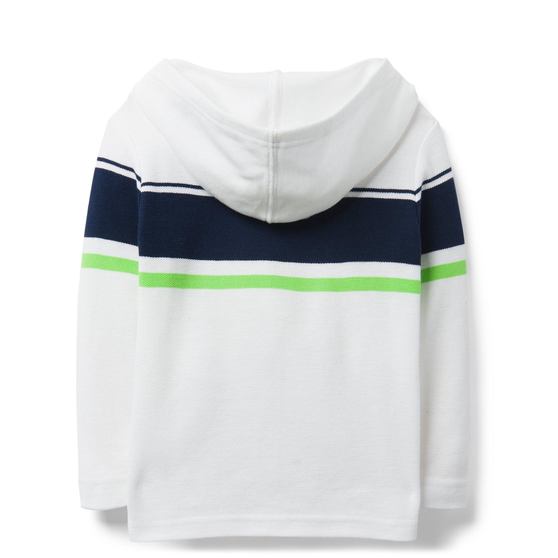 Striped Hooded Pullover image number 1