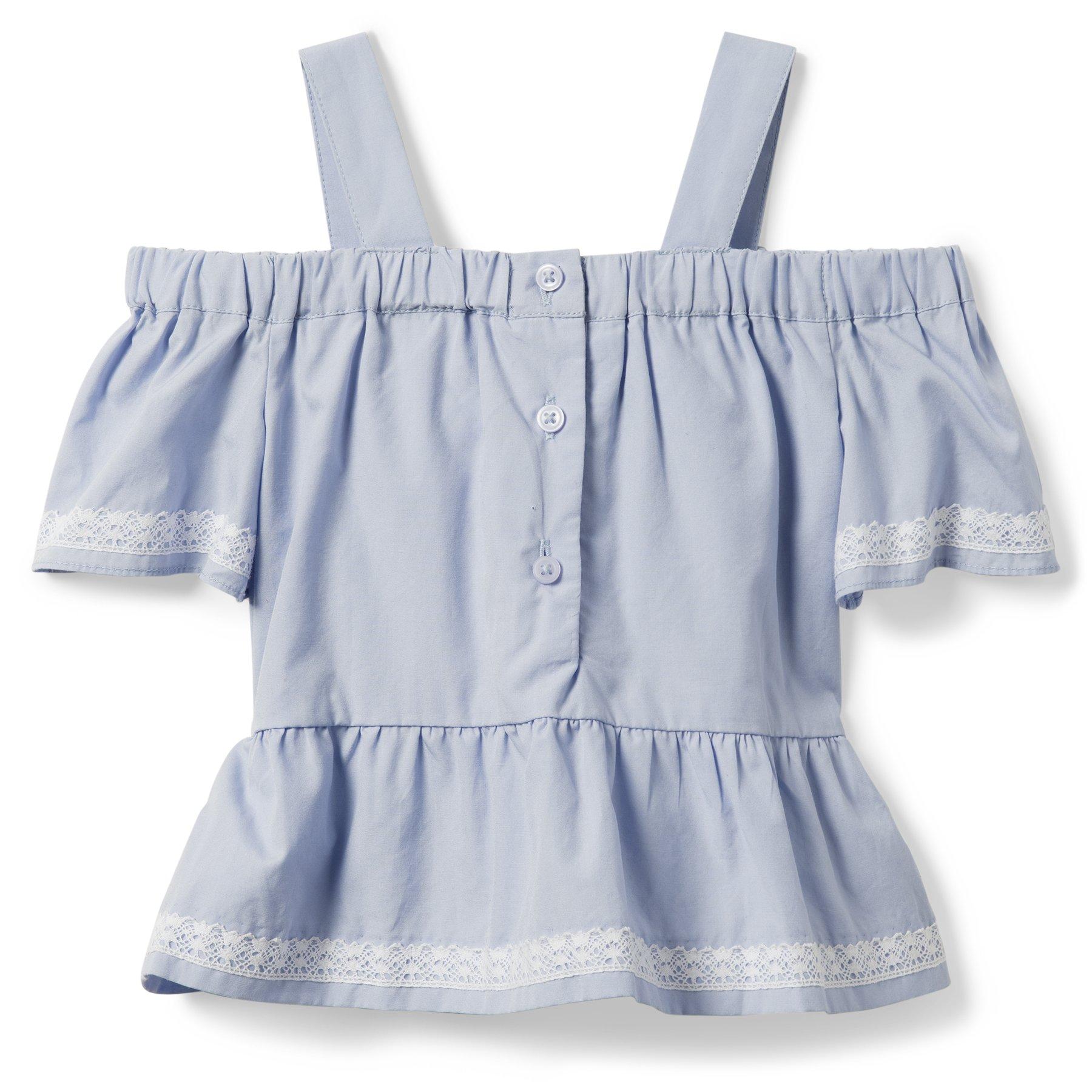 Cold-Shoulder Peplum Top image number 2