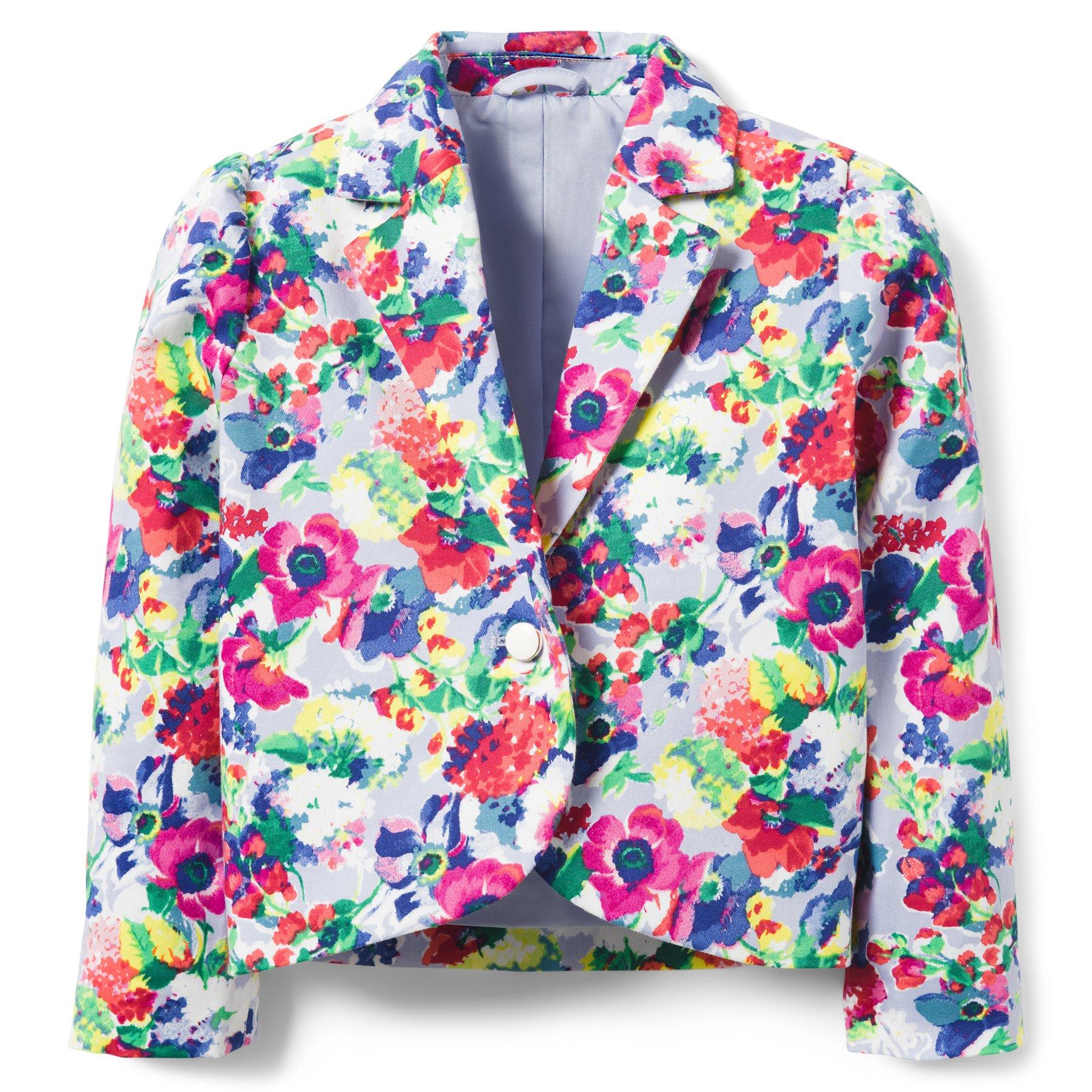 Girl Lilac Floral Floral Blazer by Janie and Jack