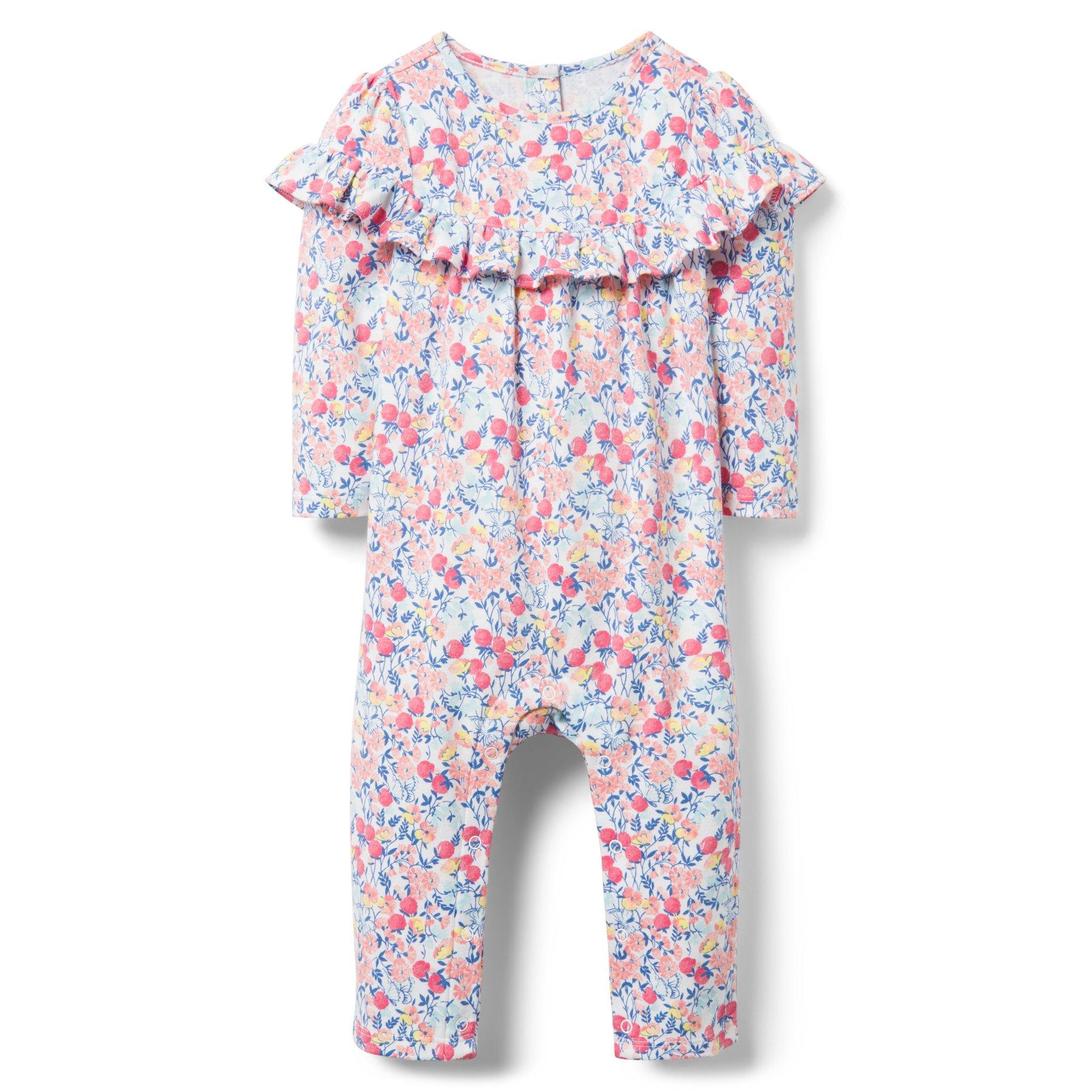Floral Ruffle 1-Piece image number 0