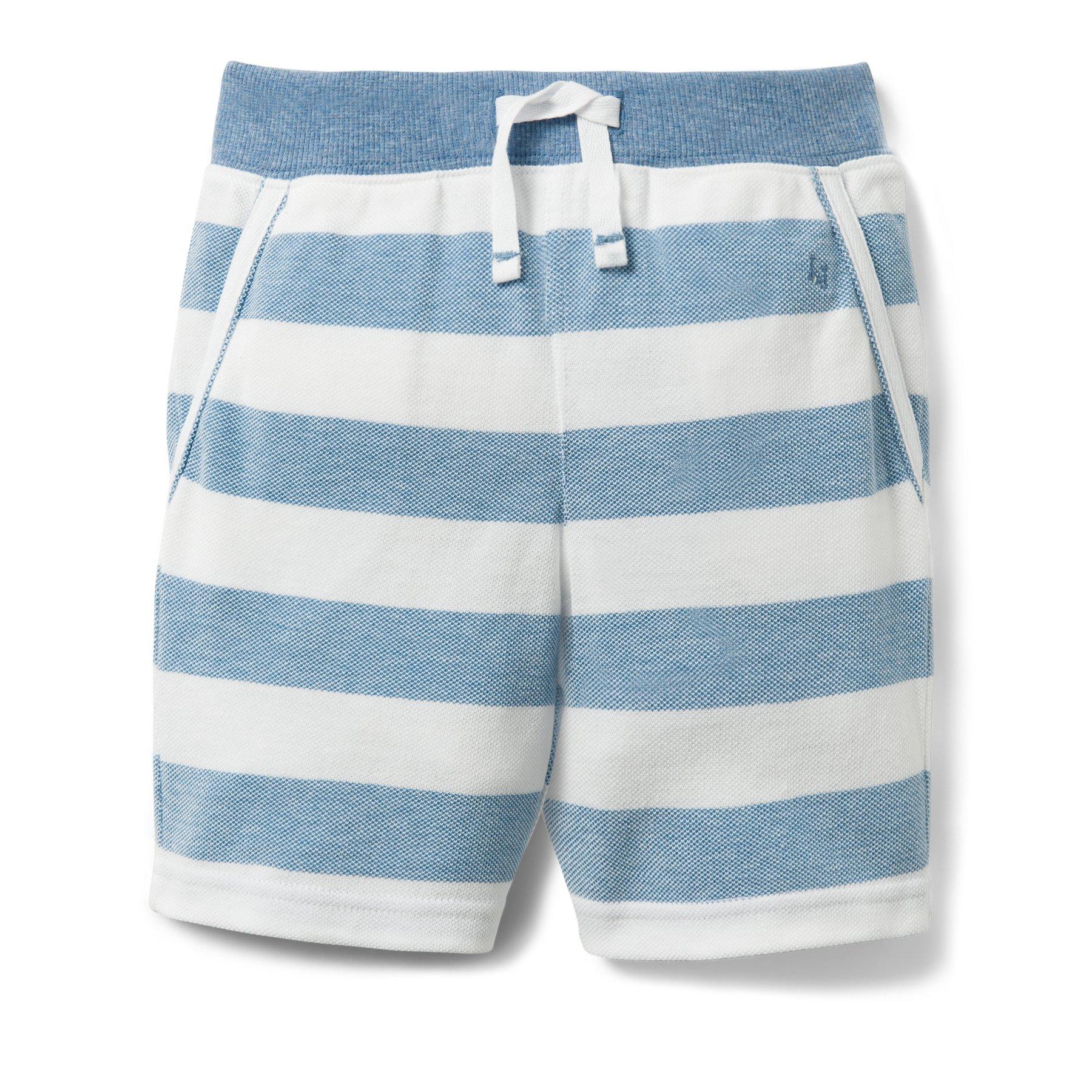 Striped Pique Short image number 0
