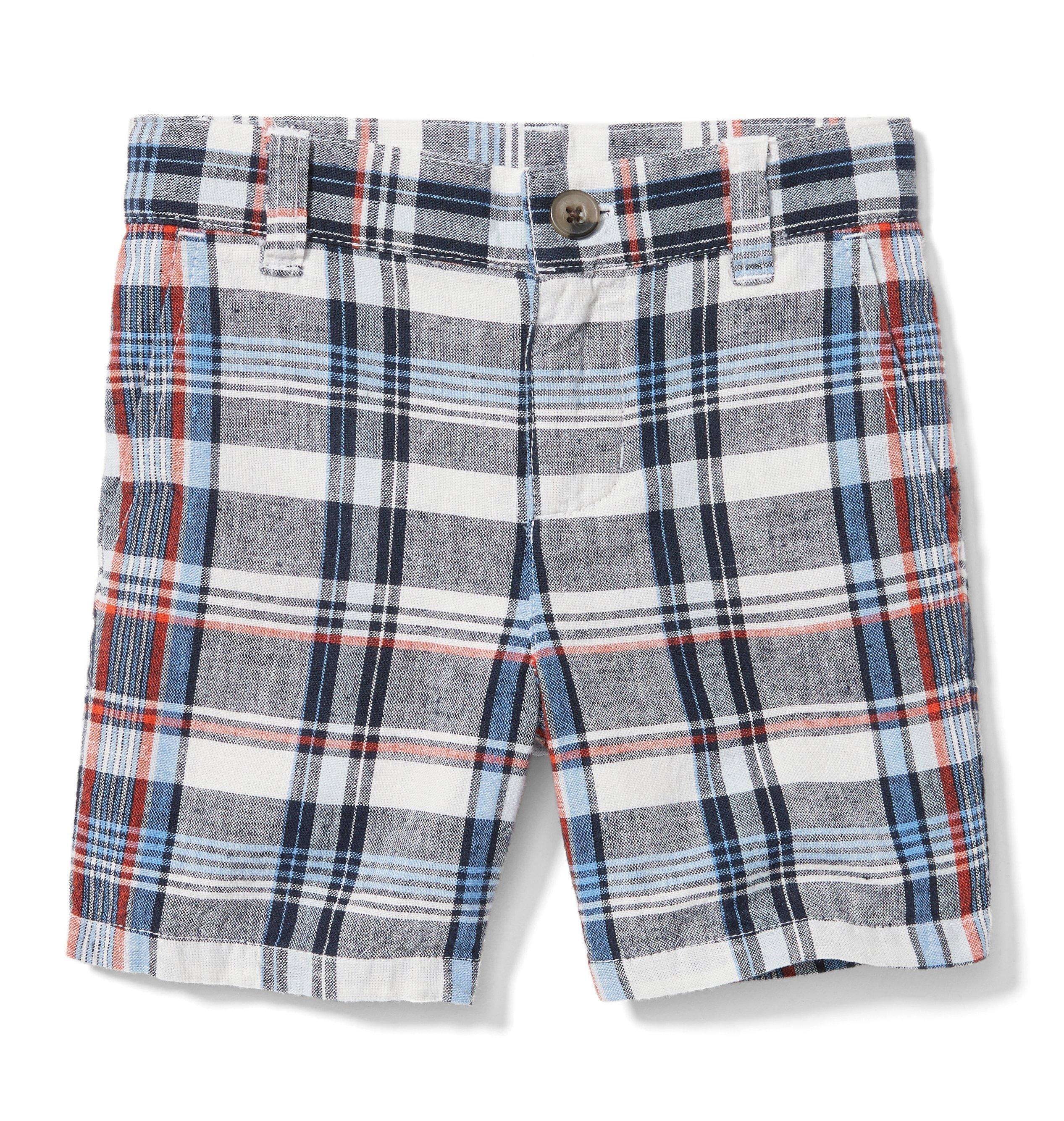 Plaid Linen Short image number 0