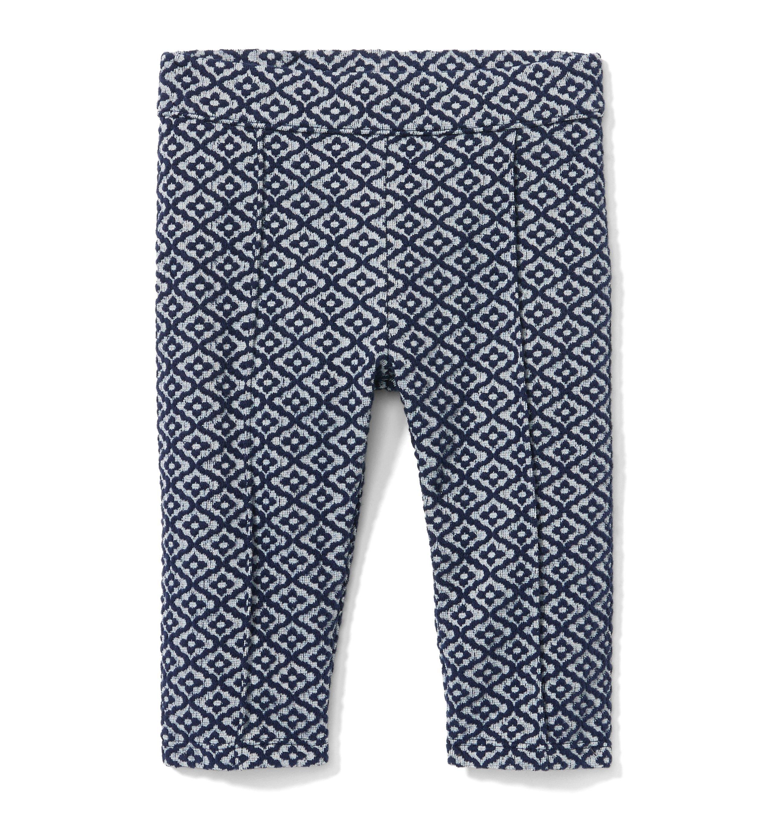 Geo Floral Jacquard Cropped Pant image number 0