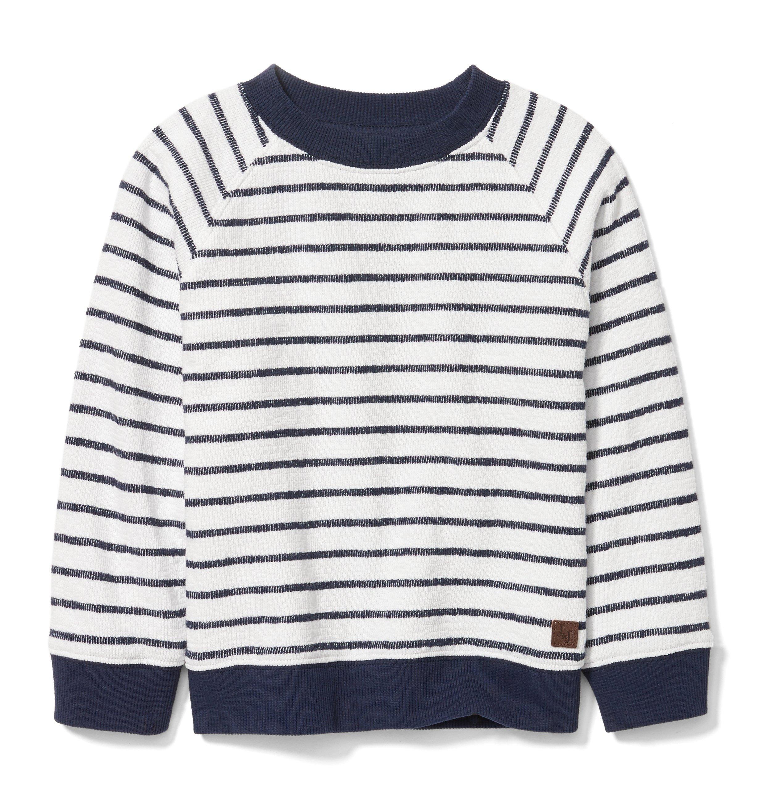 Striped Textured Sweatshirt image number 0