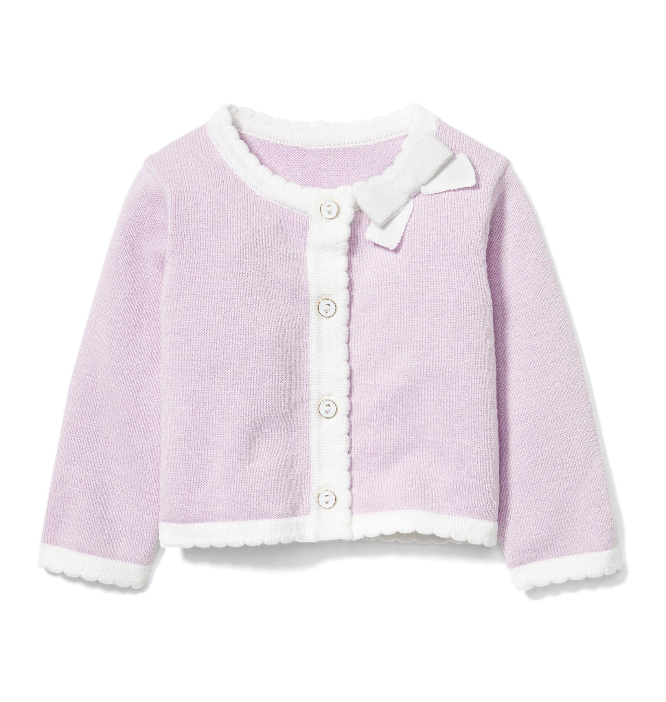 Scalloped Bow Cardigan image number 0