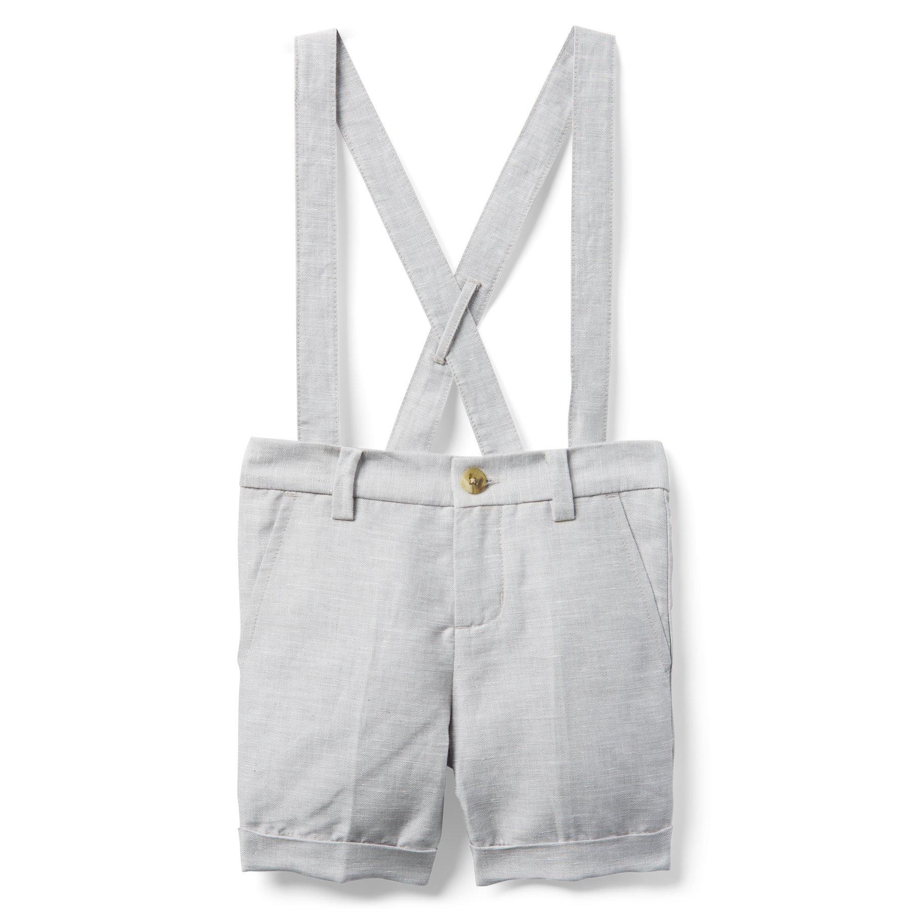 Linen Suspender Short  image number 0