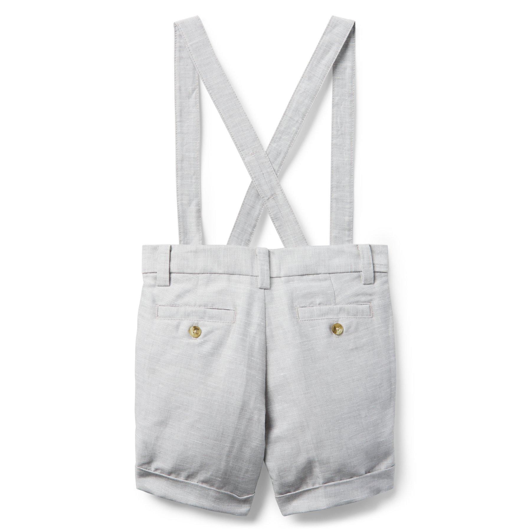 Linen Suspender Short  image number 1