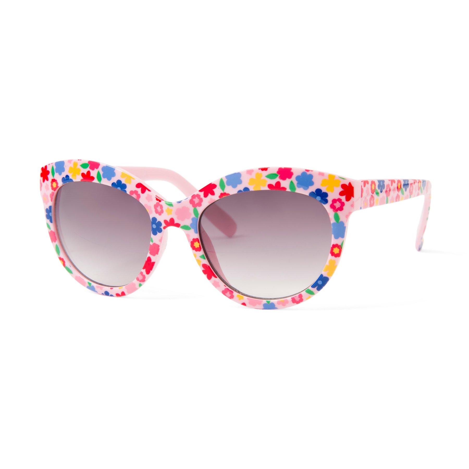 Floral Cat-Eye Sunglasses