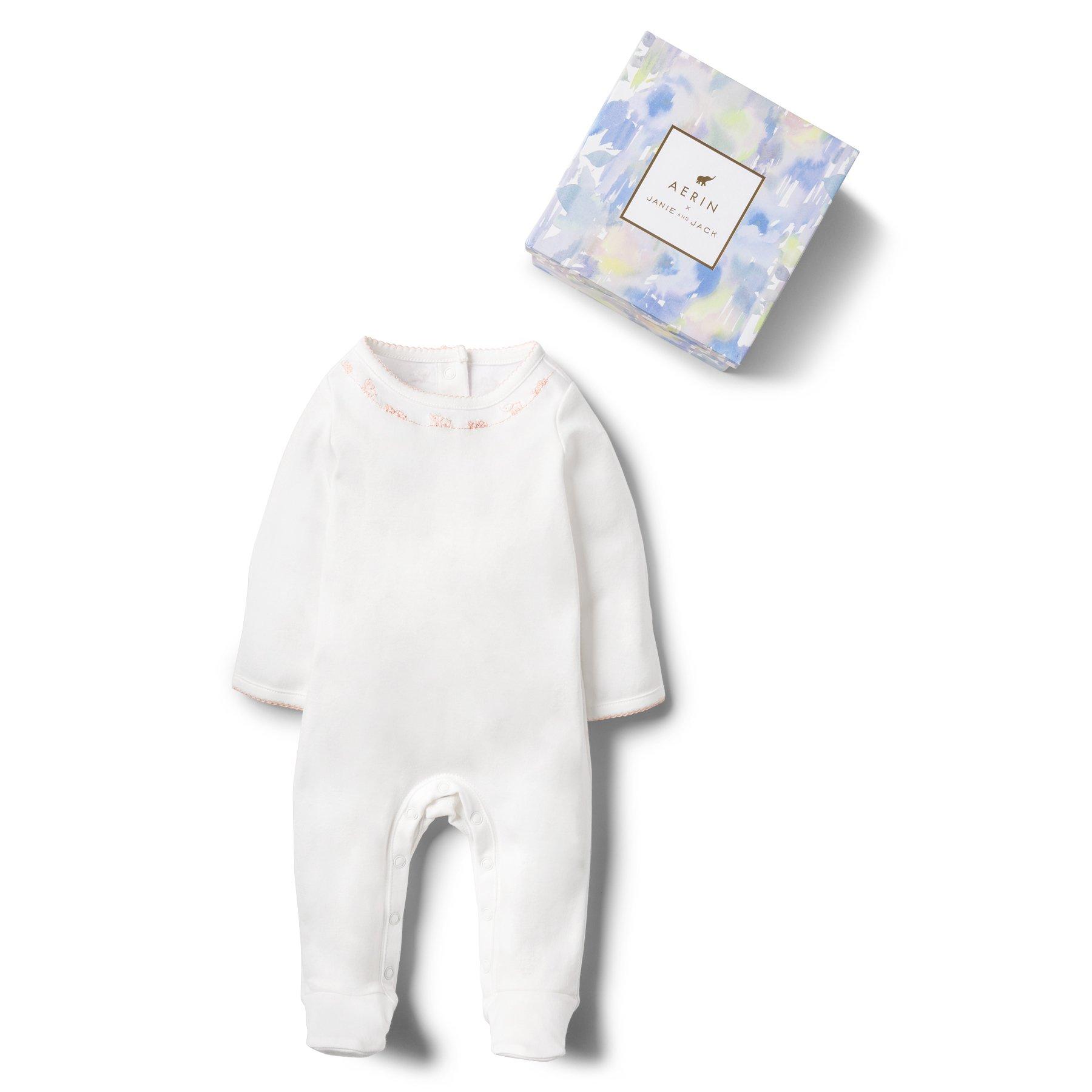 AERIN Embroidered Footed 1-Piece image number 0