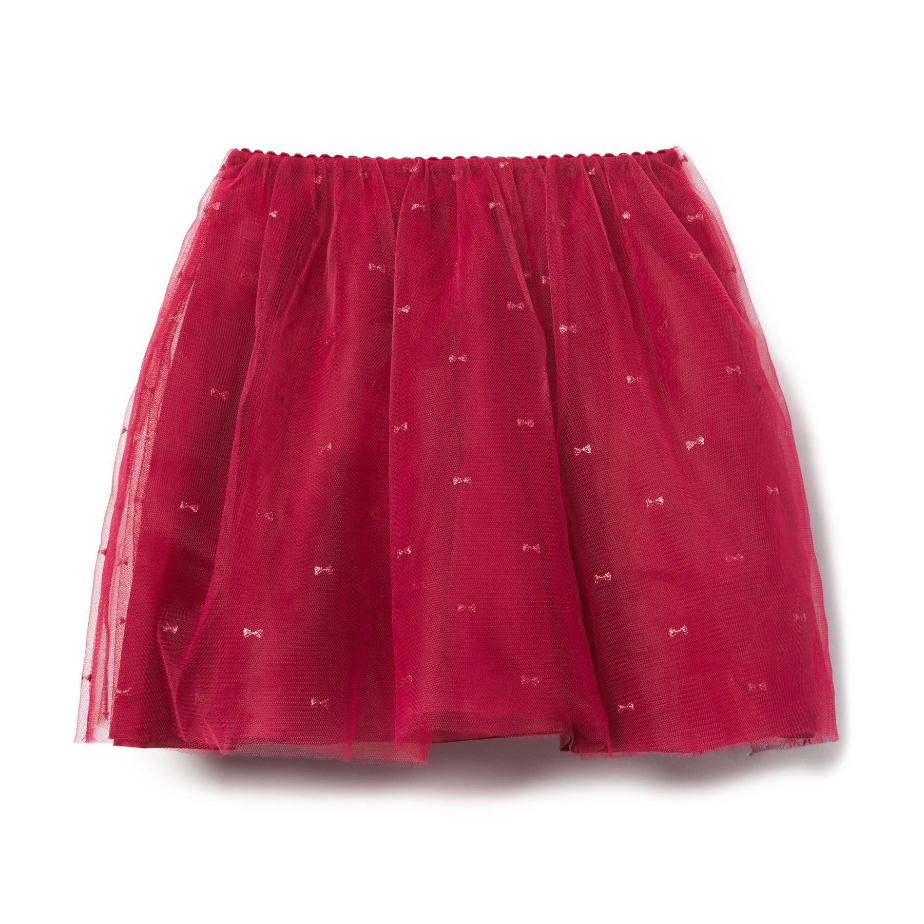 Juno Valentine Shimmer Bow Tulle Skirt  image number 0