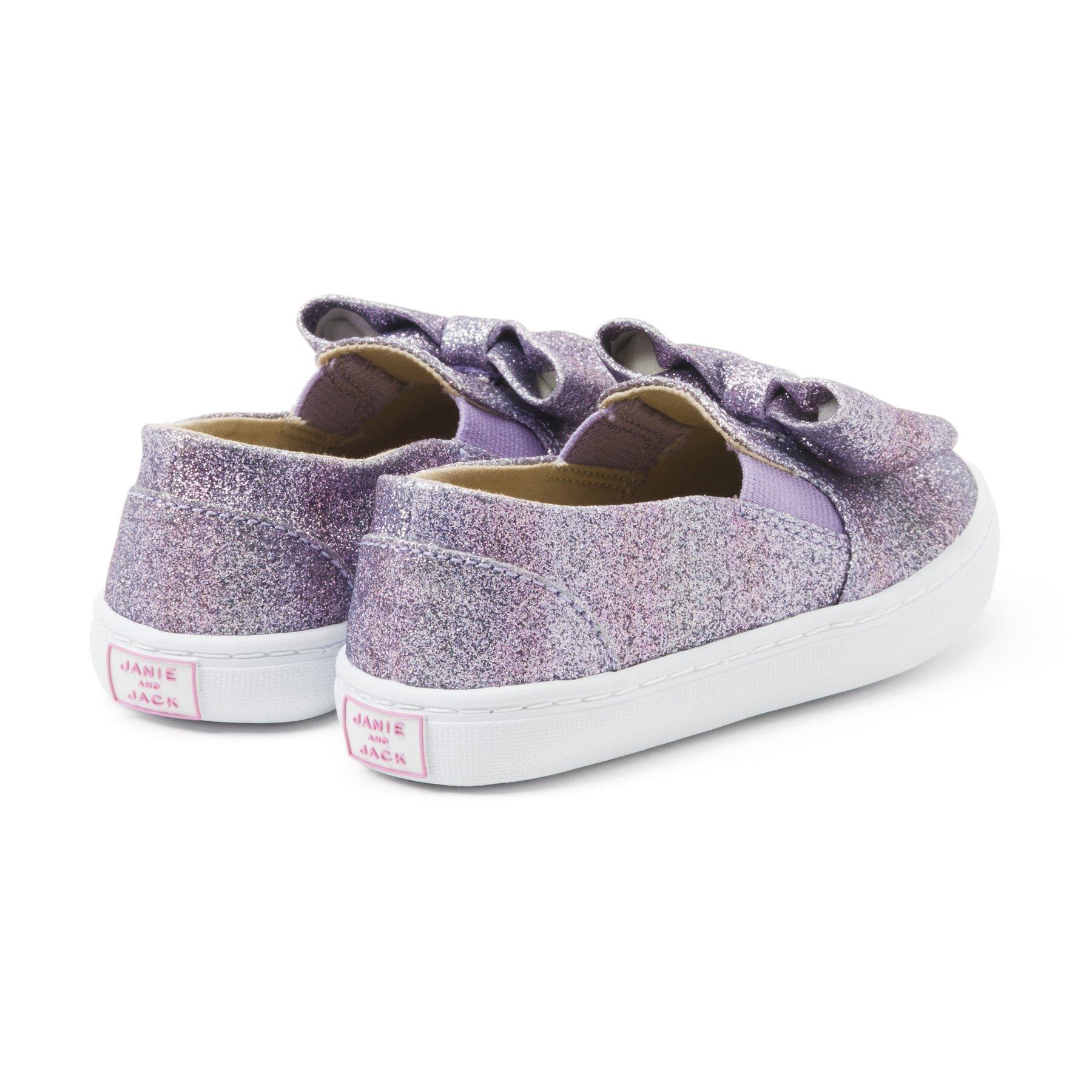 Juno Valentine Shimmer Bow Slip-On Sneaker image number 1