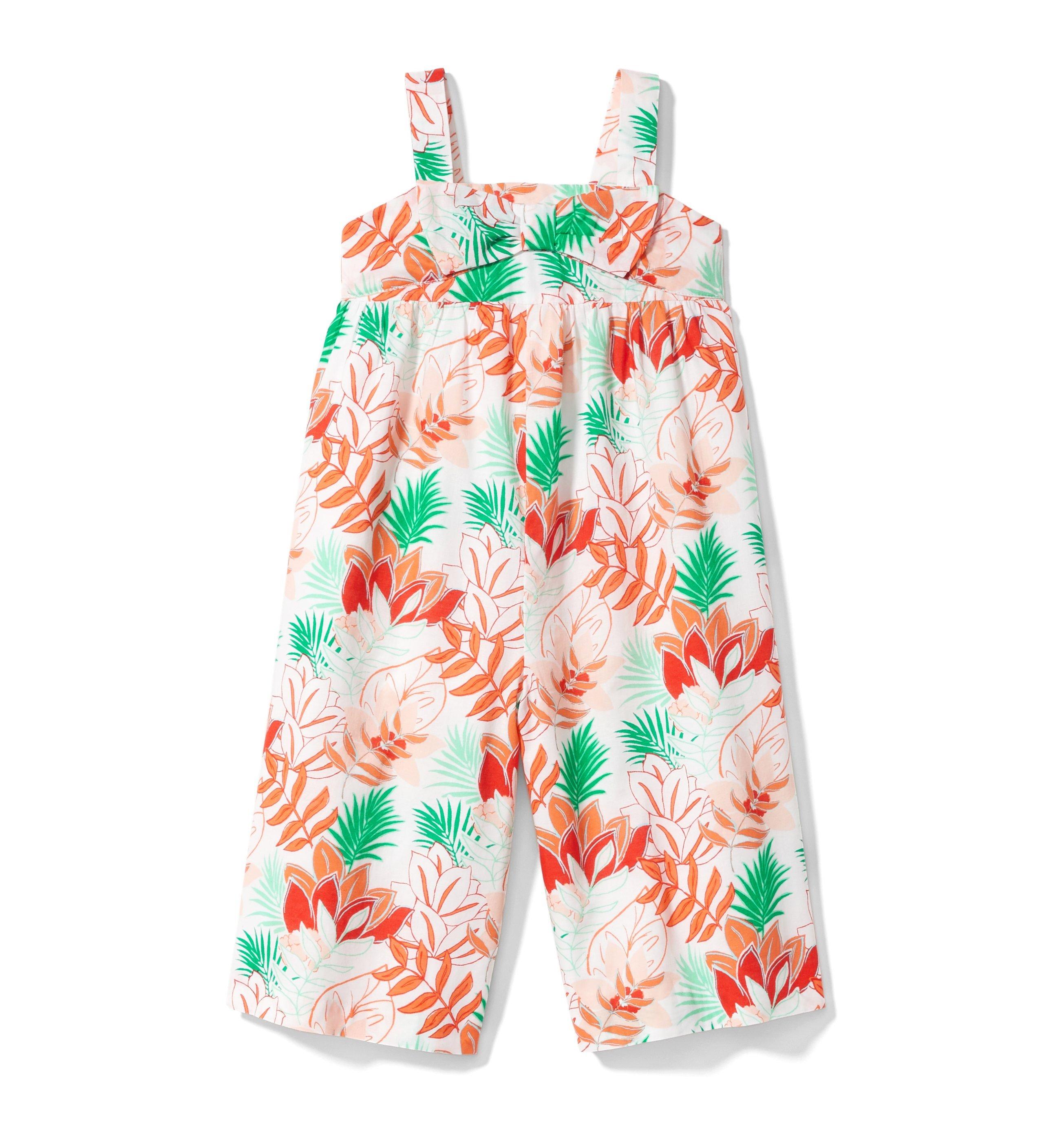 Tropical Wide-Leg Jumpsuit