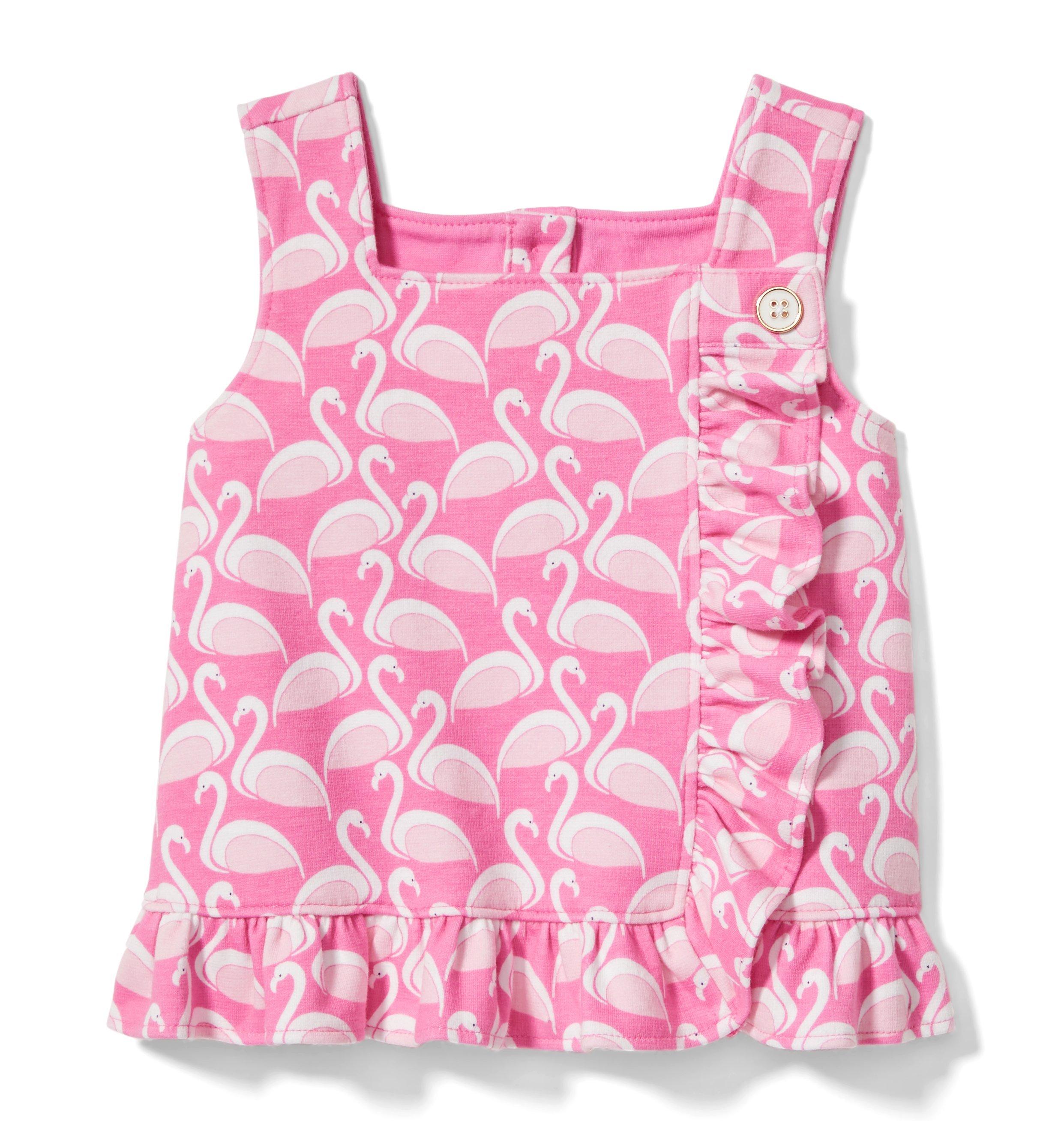 Flamingo Ruffle Top image number 0