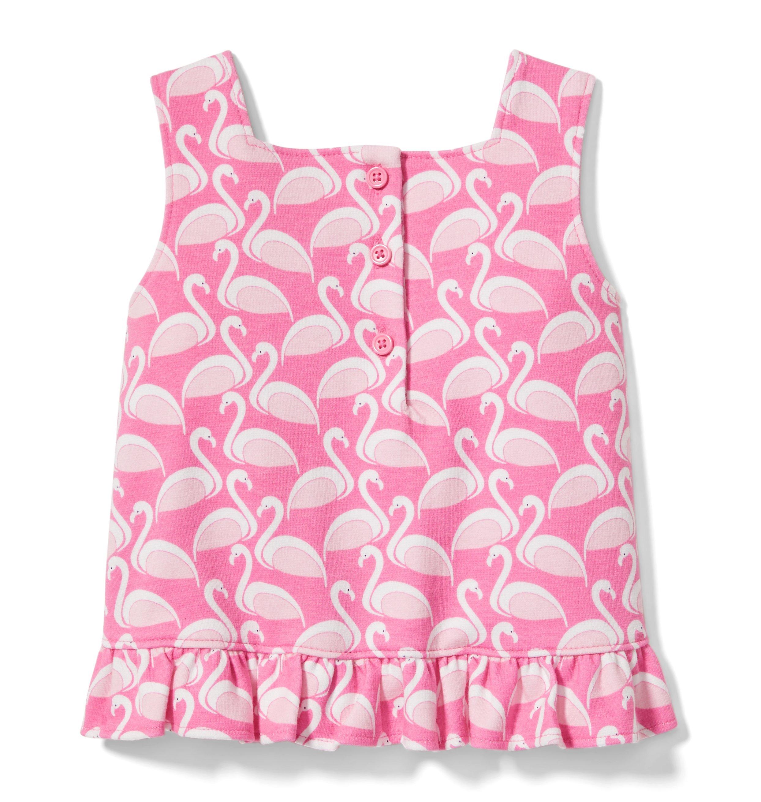 Flamingo Ruffle Top image number 1