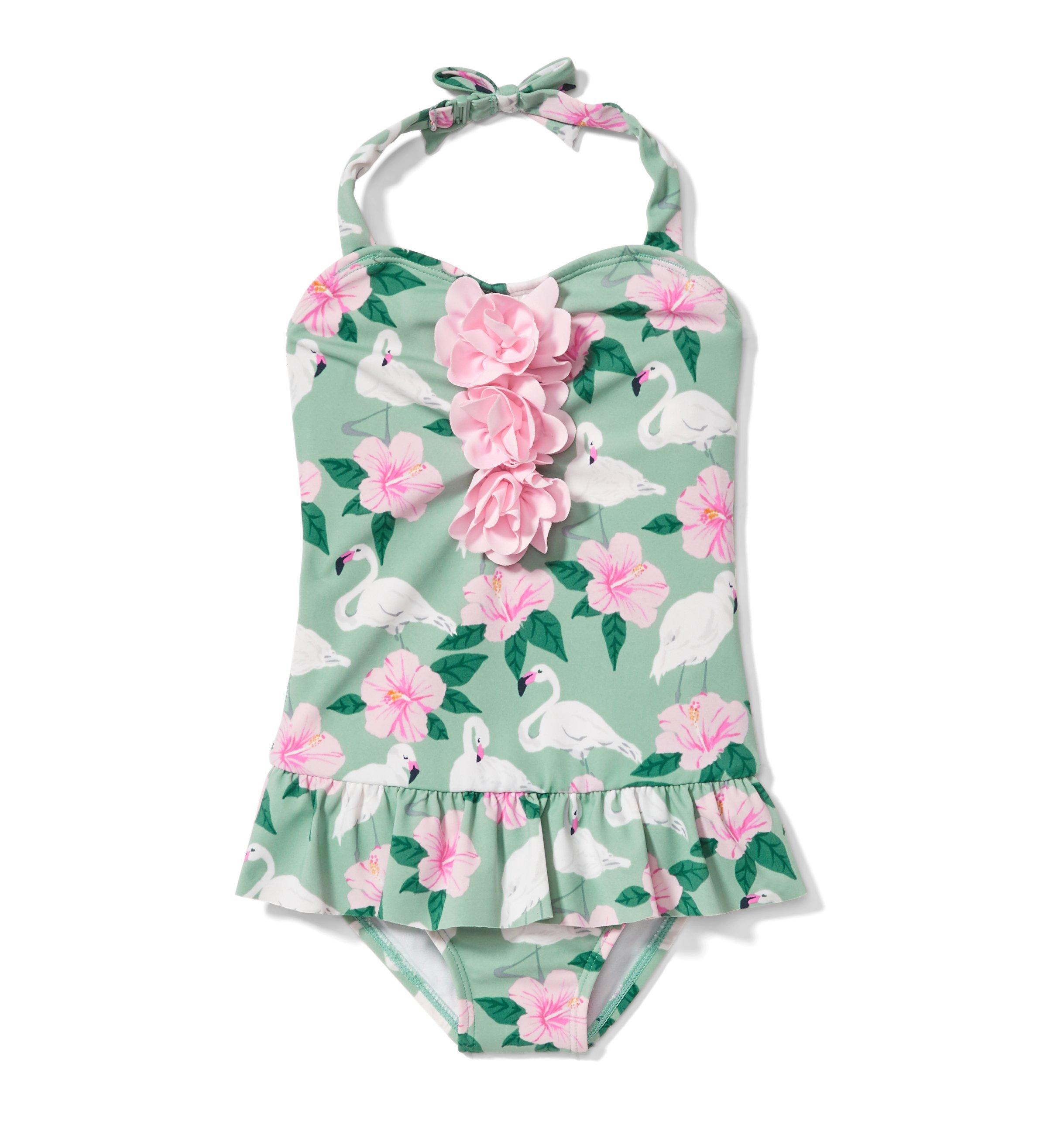 Flamingo Hibiscus Swimsuit image number 0