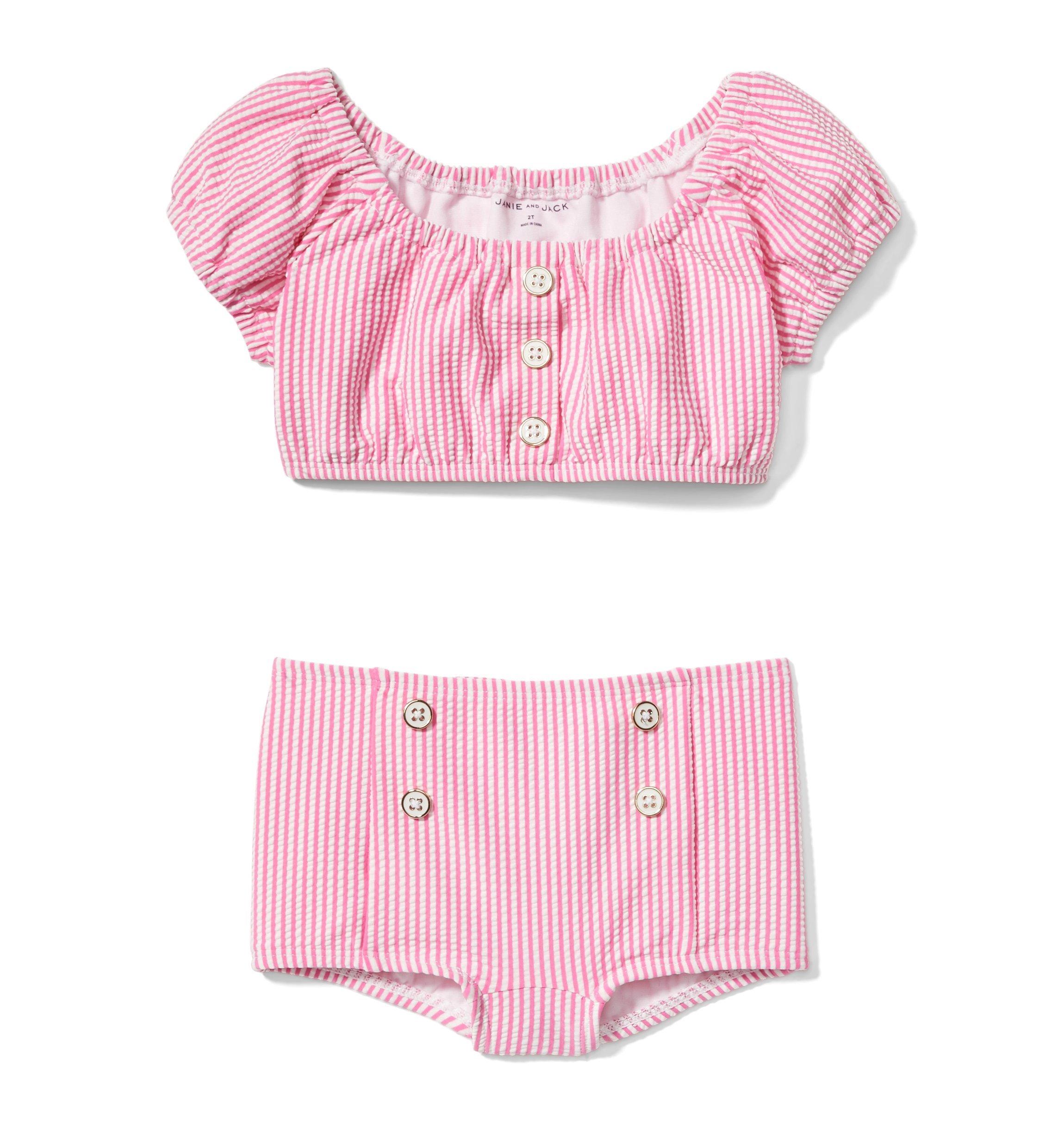 Seersucker 2-Piece Swimsuit  image number 0