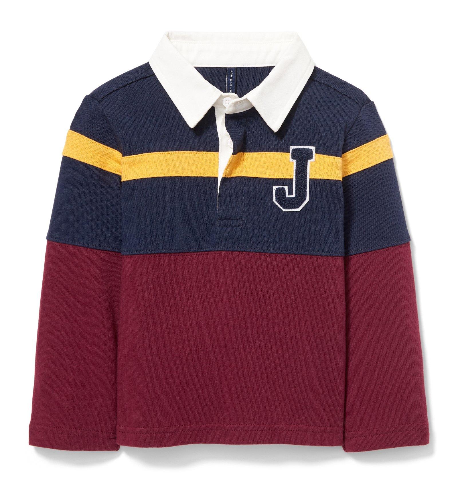 Colorblocked Patch Rugby Shirt image number 0