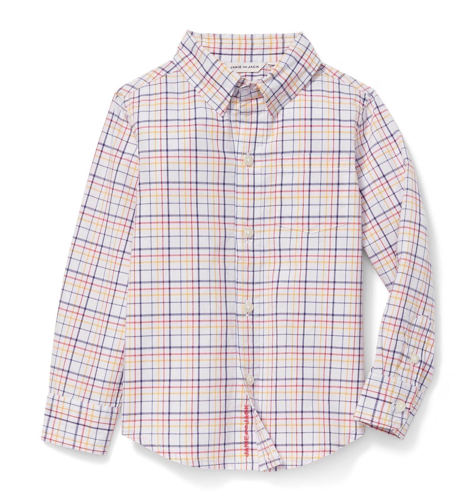 Plaid Poplin Shirt  image number 0