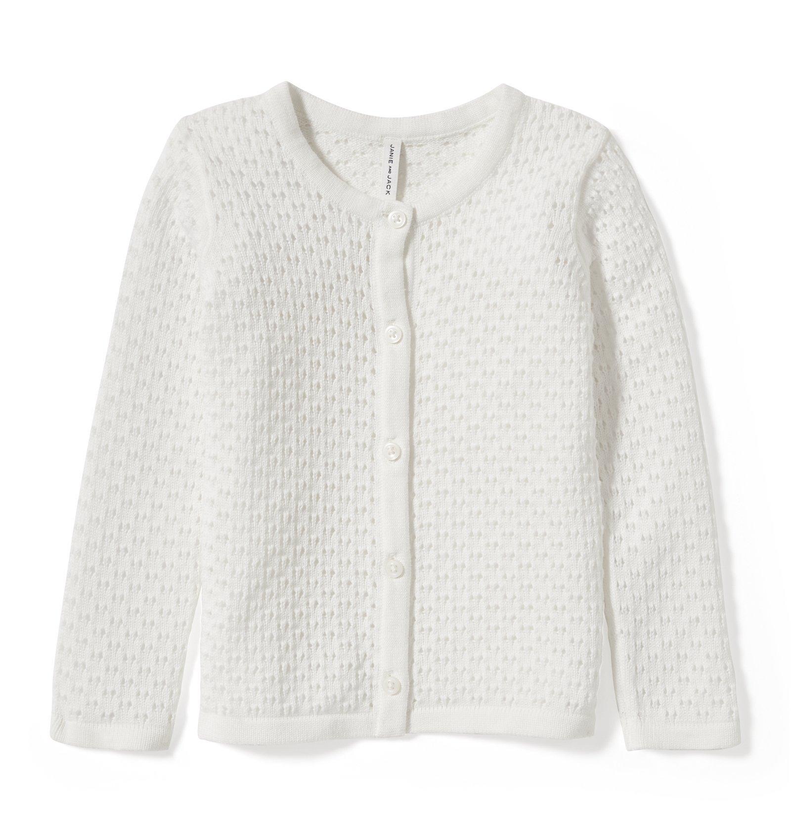 eyelet cardigan