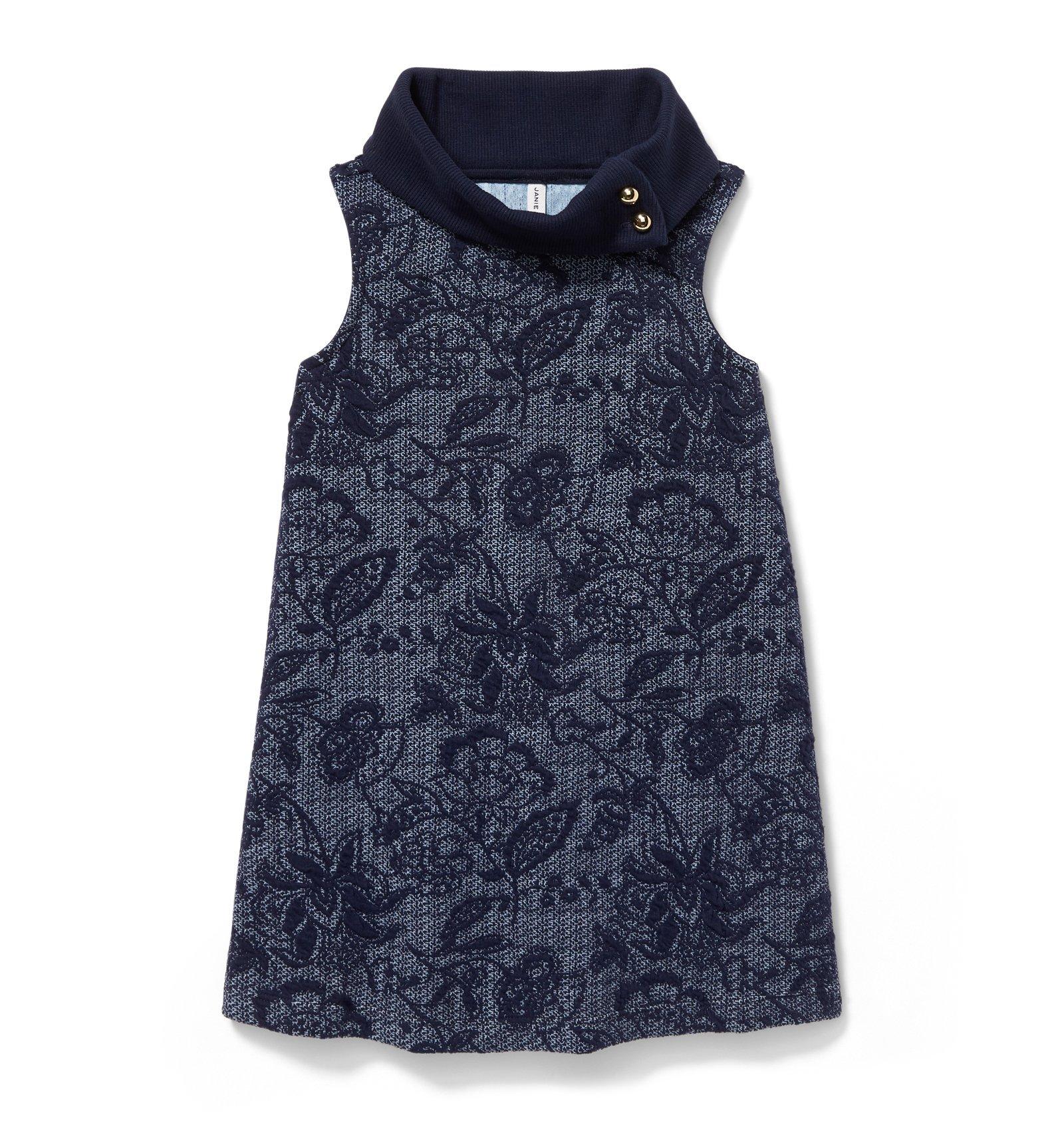 Floral Jacquard Shift Dress image number 0