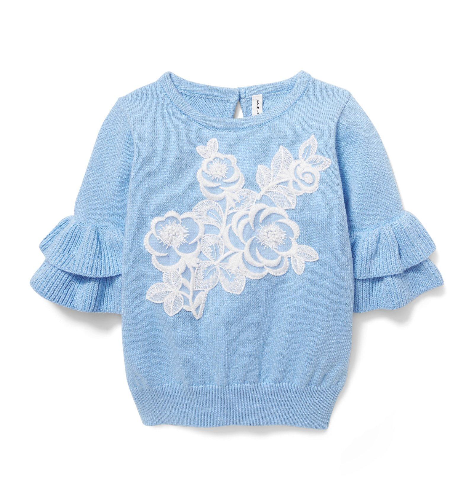 Ruffle Sleeve Sweater image number 0