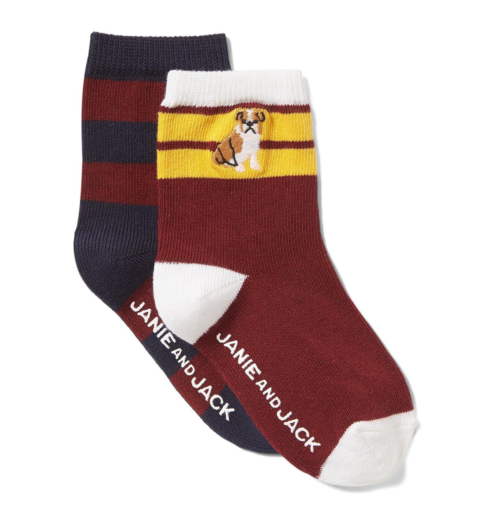 Striped & Bulldog Sock 2-Pack image number 0
