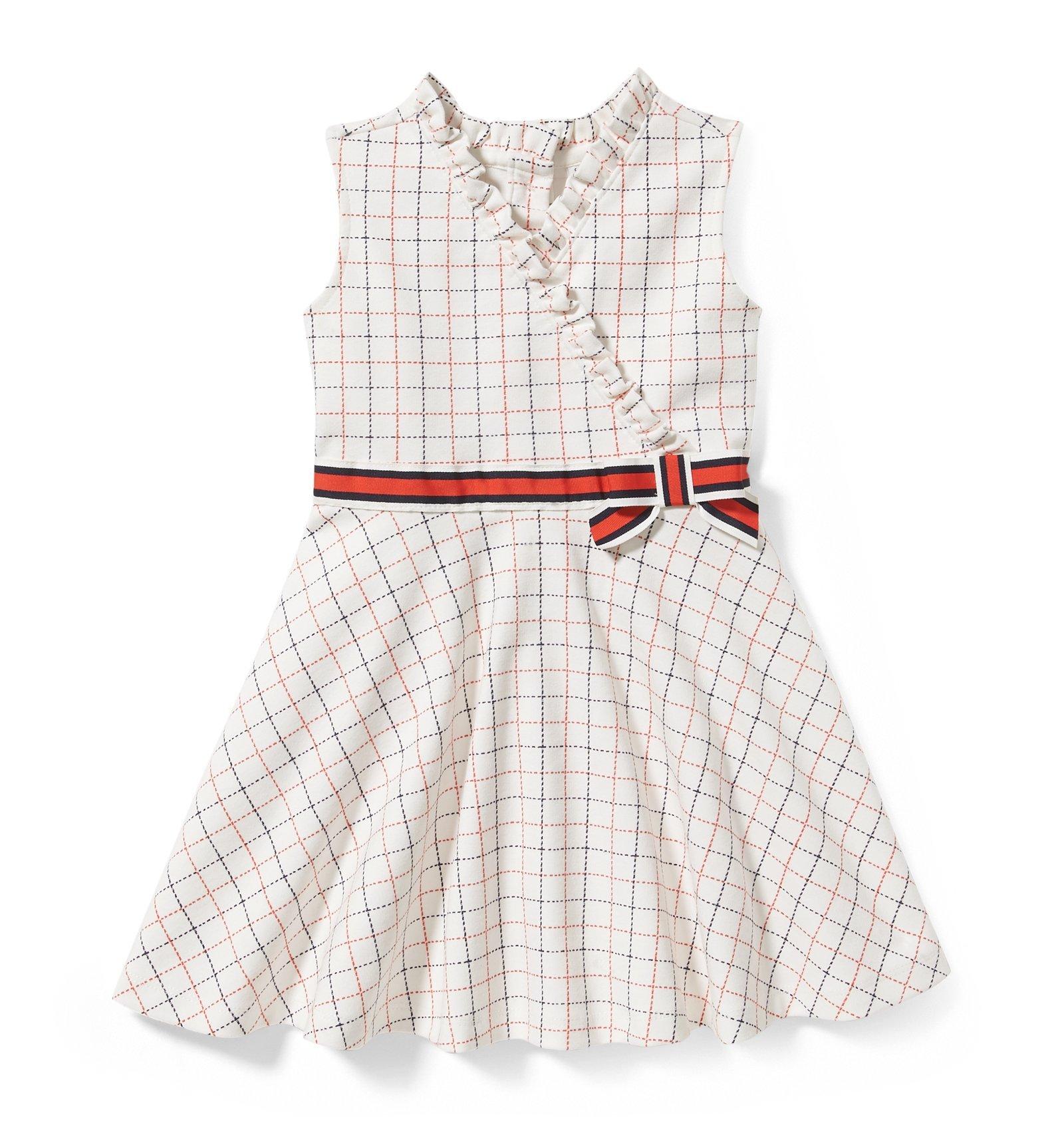Windowpane Ponte Dress image number 0