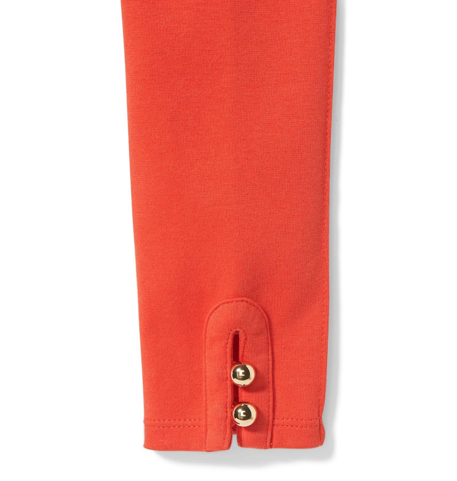 Button-Cuff Ponte Pant image number 1
