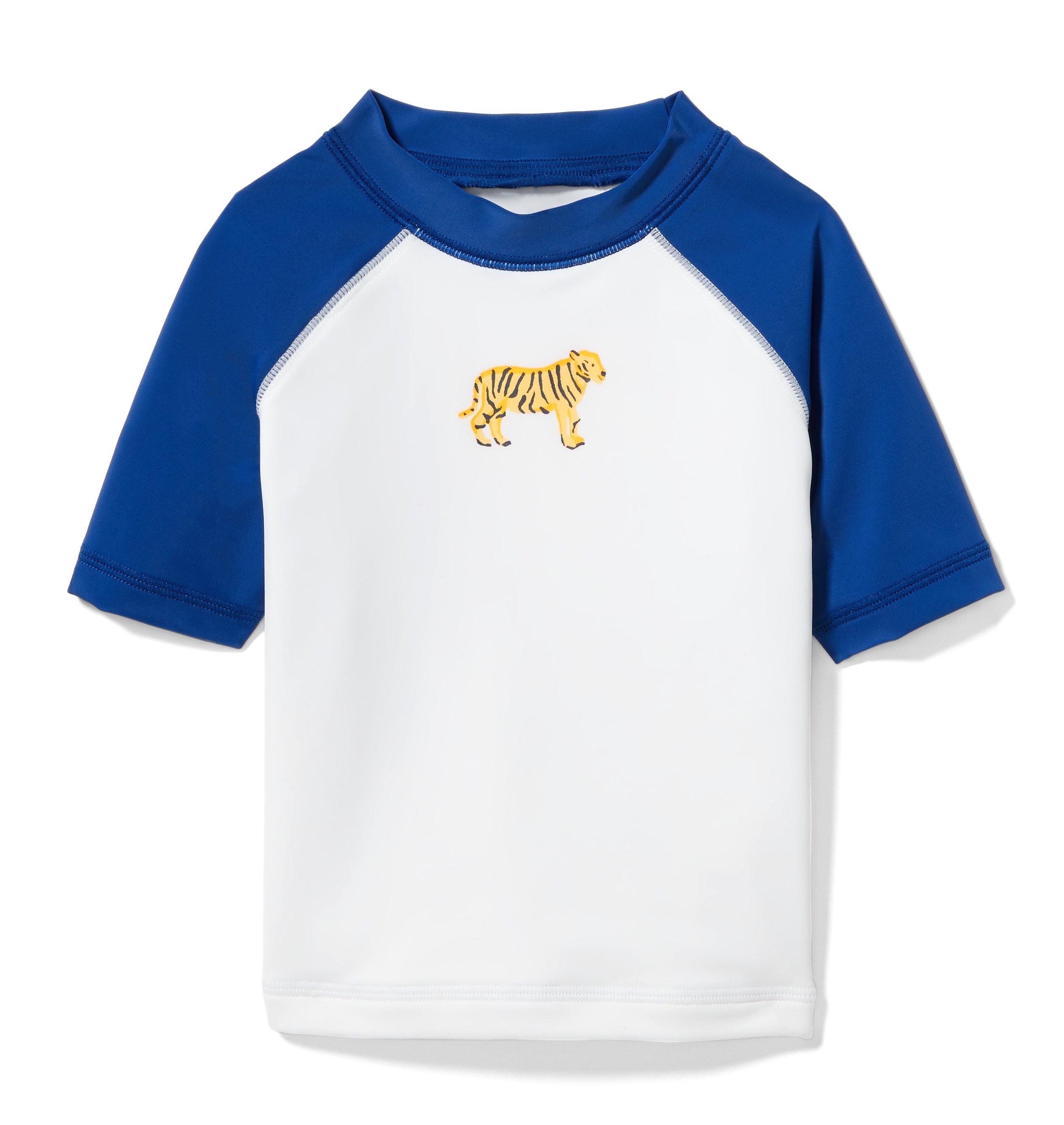 Raglan Tiger Rash Guard image number 0