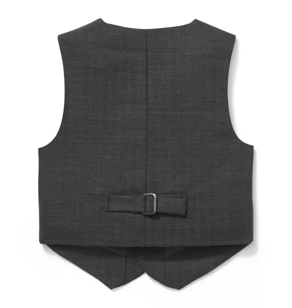Wool Herringbone Suit Vest image number 1
