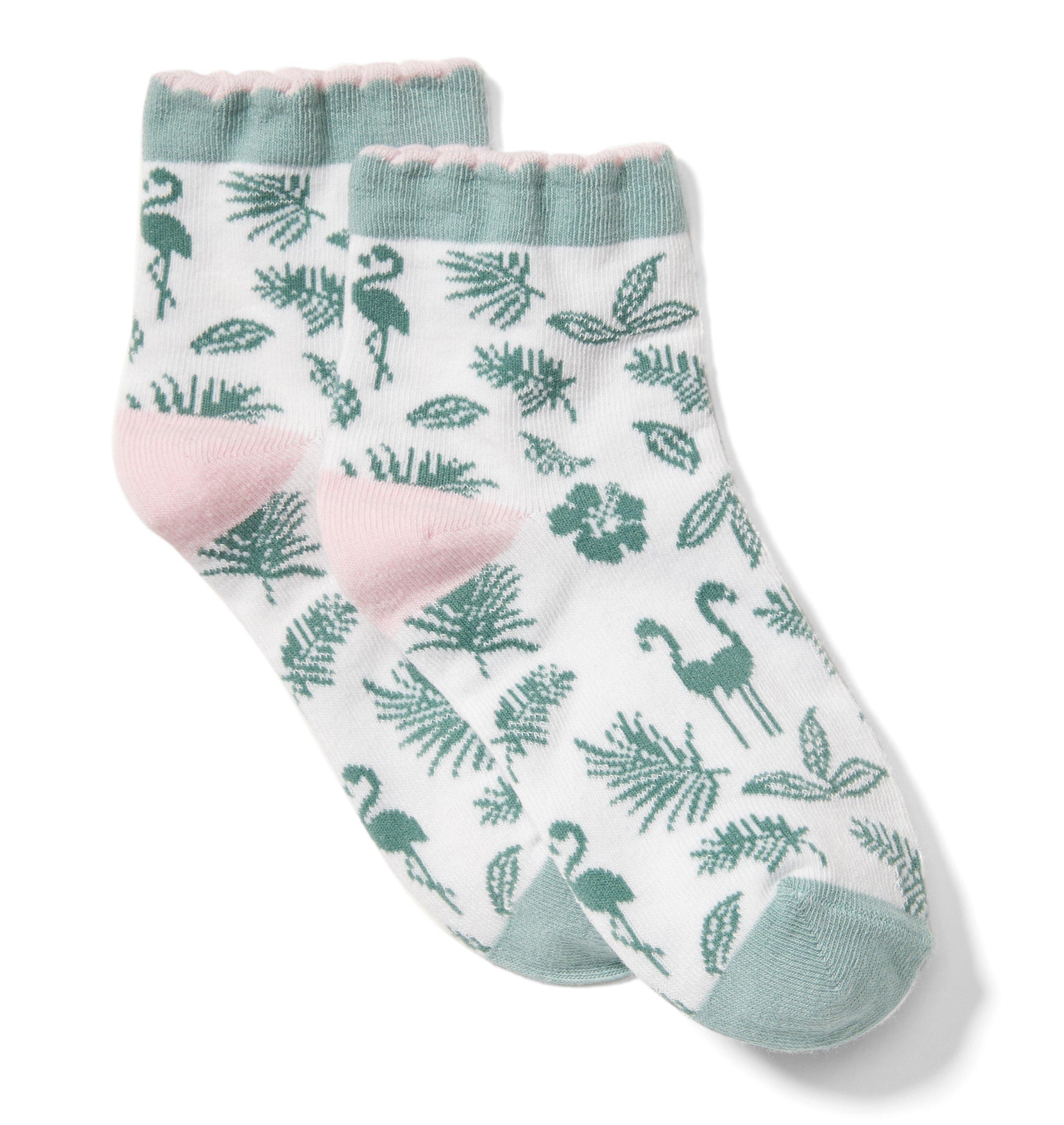 Flamingo Palm Sock image number 0