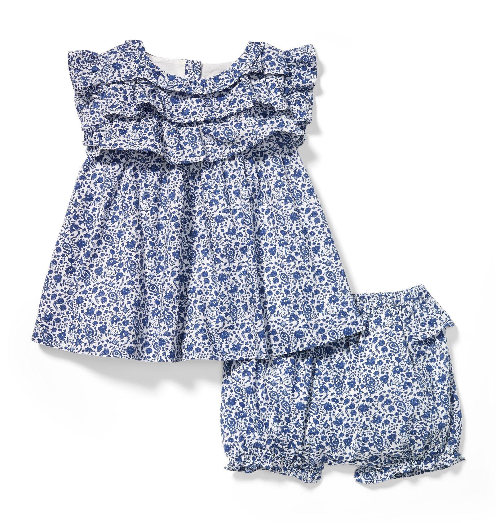 Floral Ruffle Matching Set 