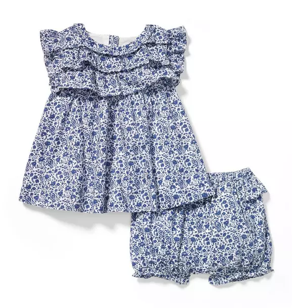 Floral Ruffle Matching Set  image number 0