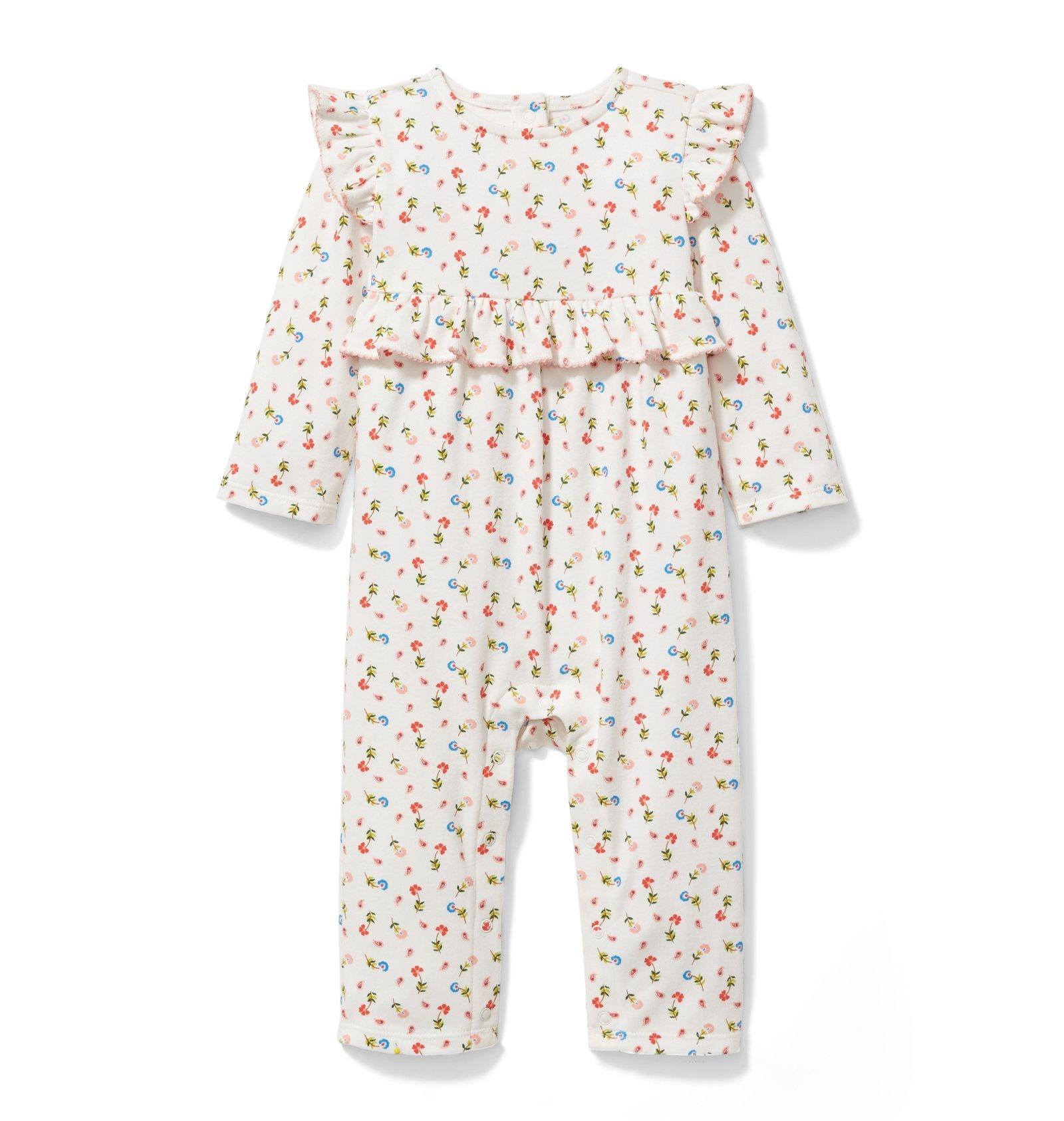 Floral Ruffle 1-Piece image number 0