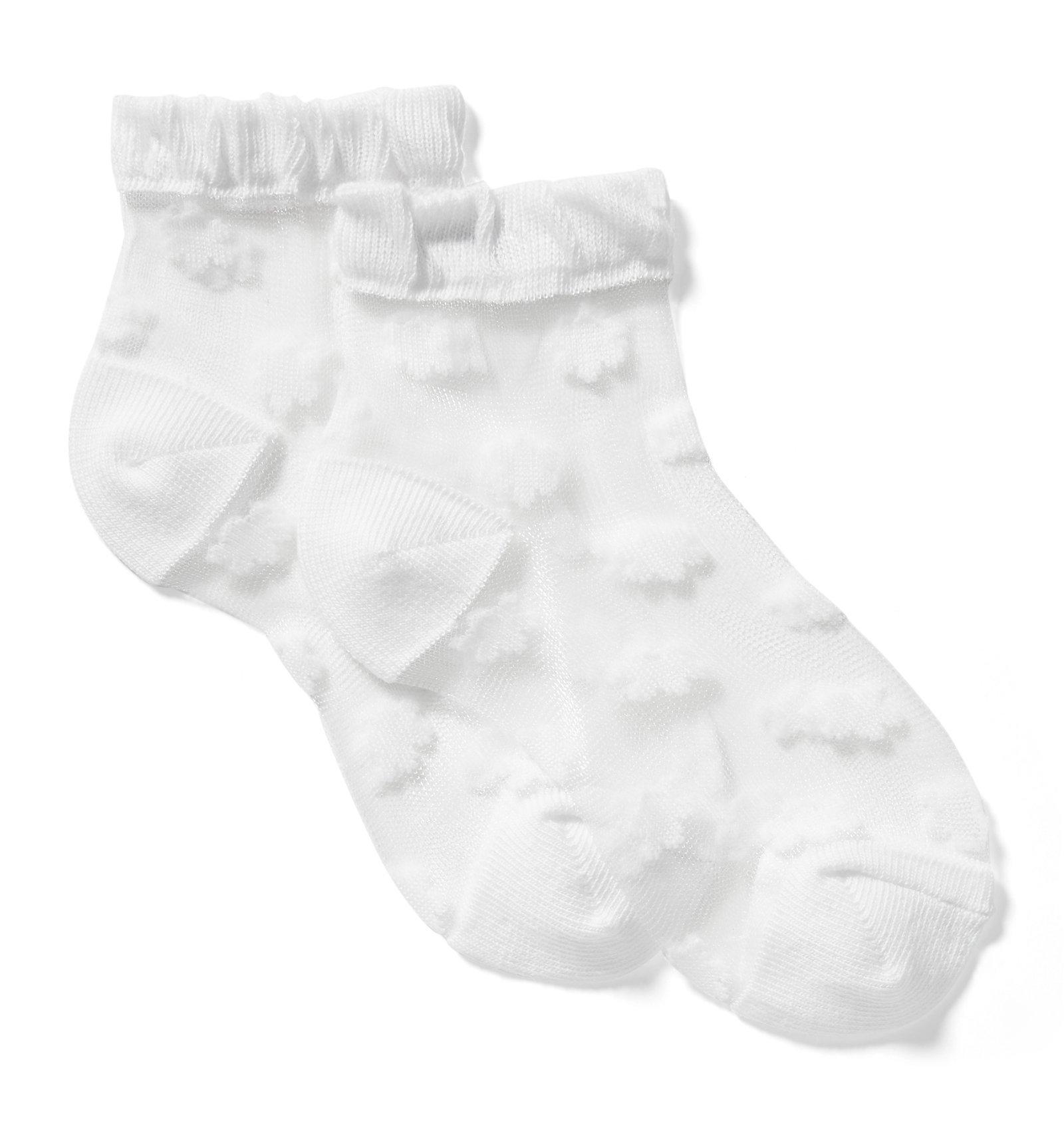 Sheer Flower Sock image number 0