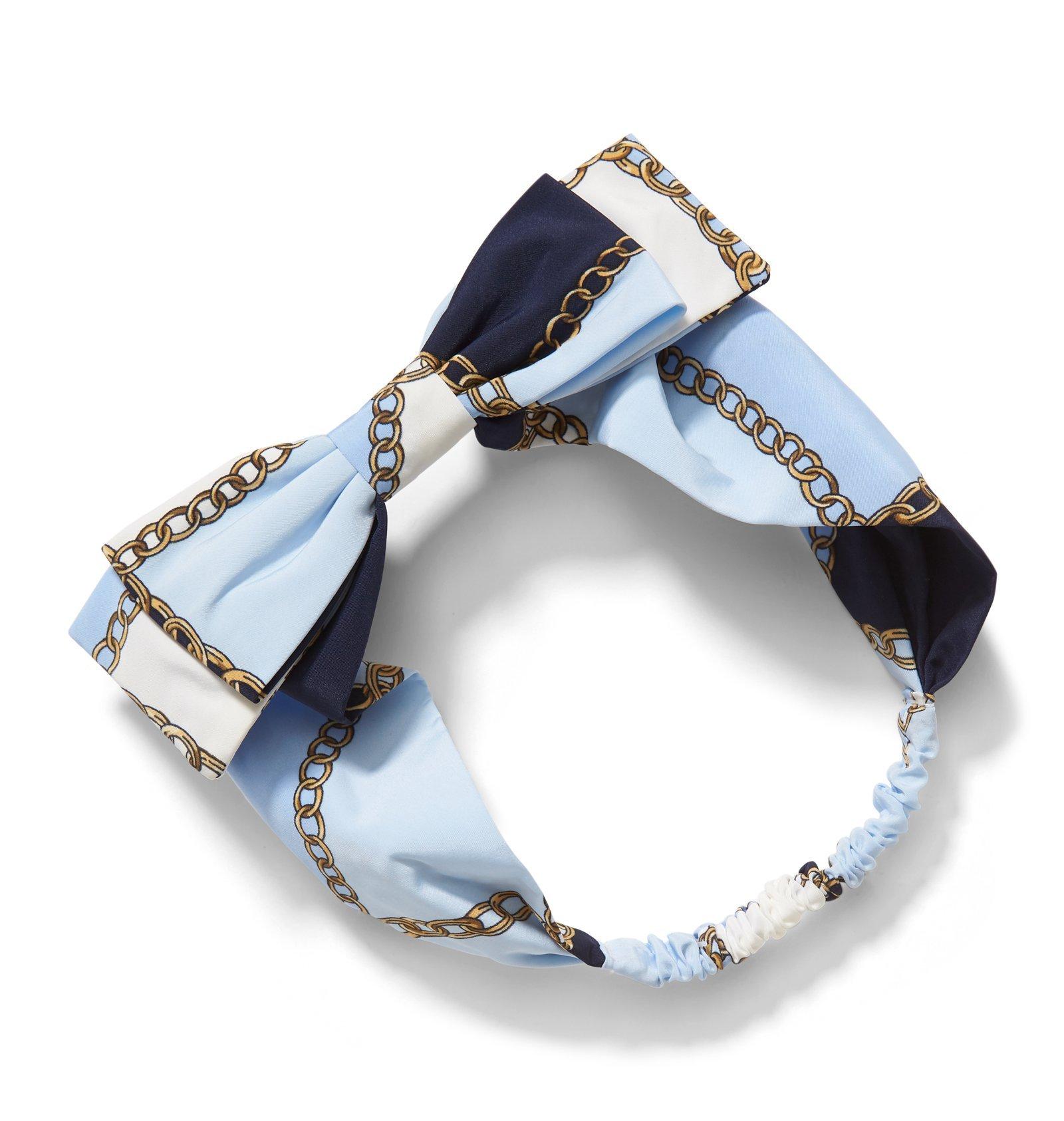 Chain Print Bow Headband image number 0