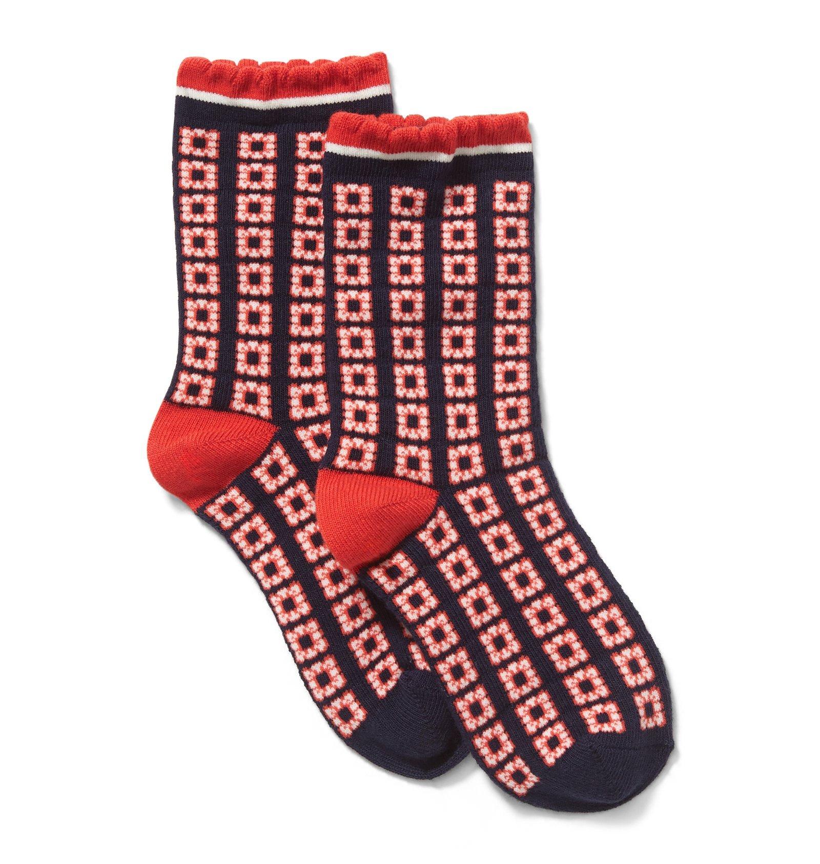 Geo Floral Sock image number 0
