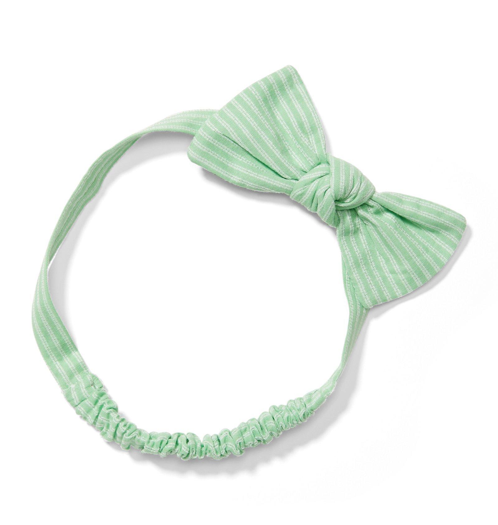 Striped Bow Headband image number 0