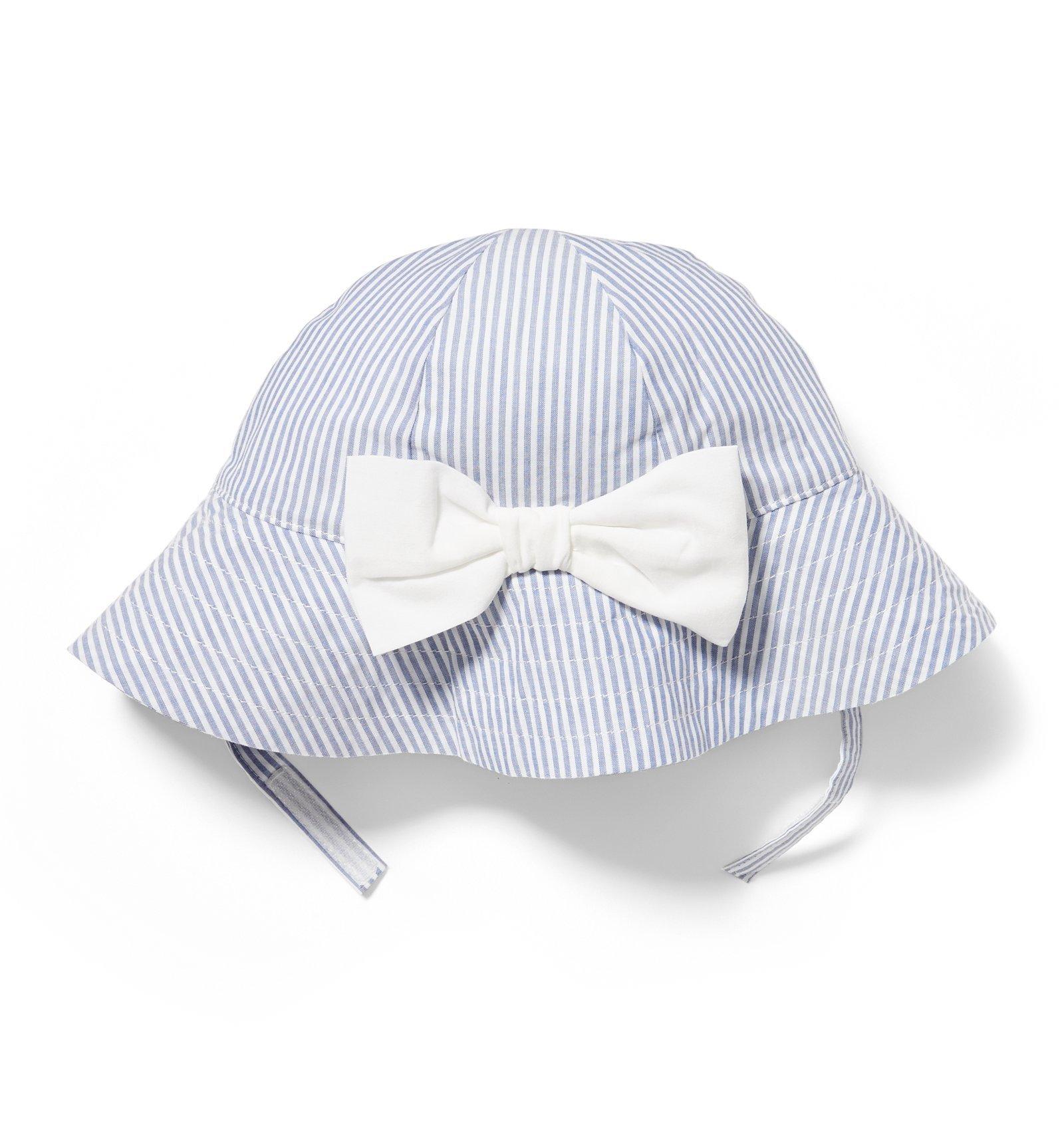 Striped Bow Bucket Hat image number 1