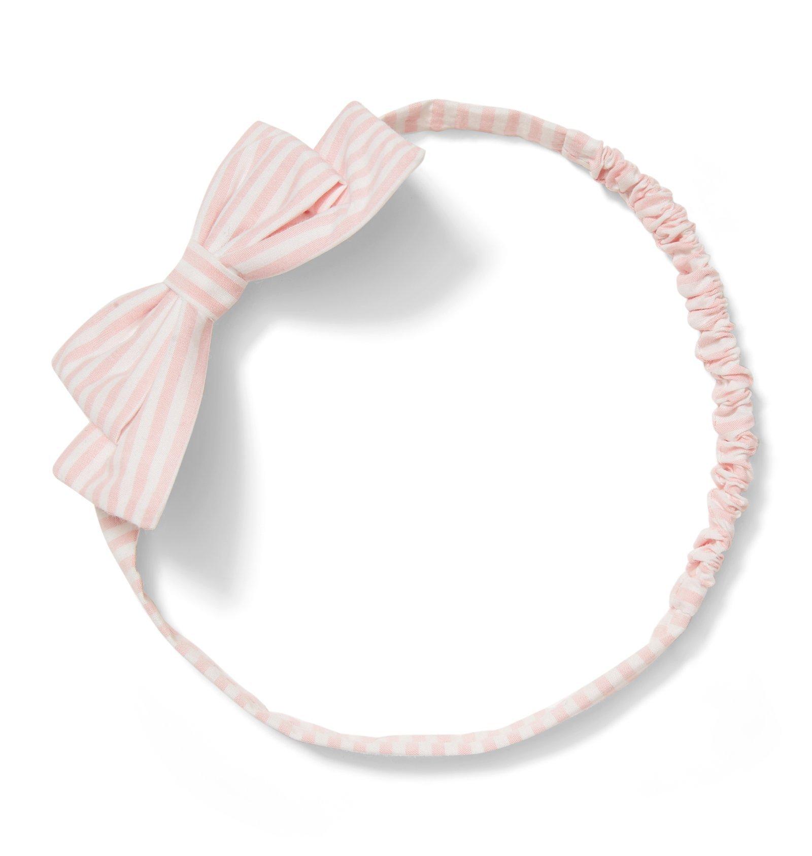 Striped Soft Bow Headband image number 0